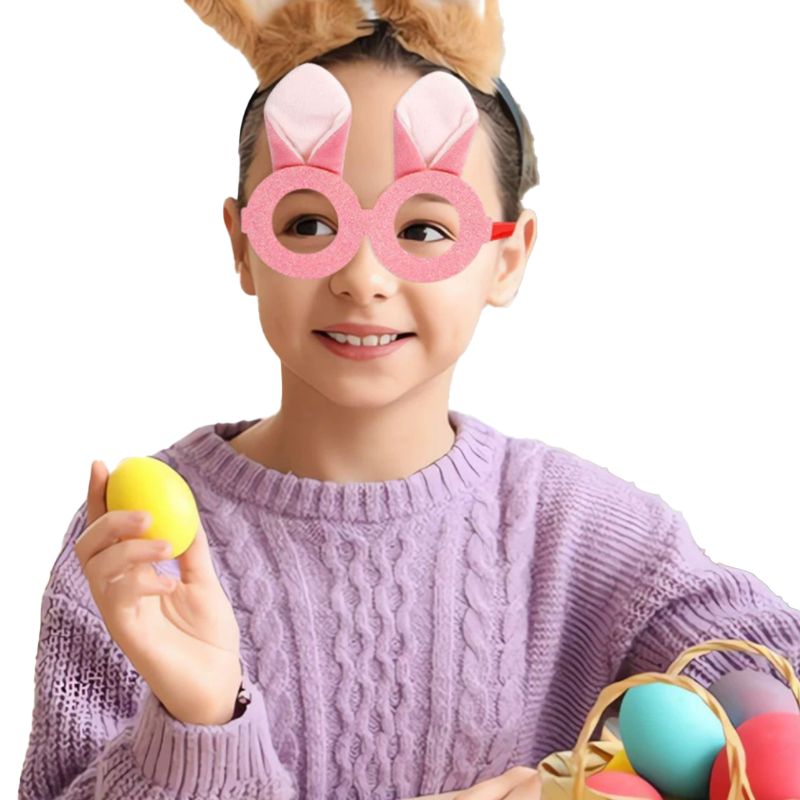 （Pre Order）Kids Easter Bunny Shaped Glasses