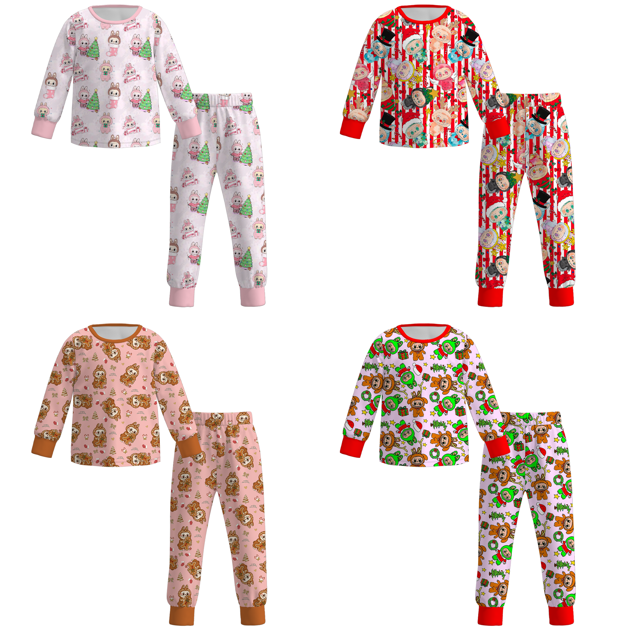 （Pre Order）Girls Fall&Winter LBB Print Pajamas