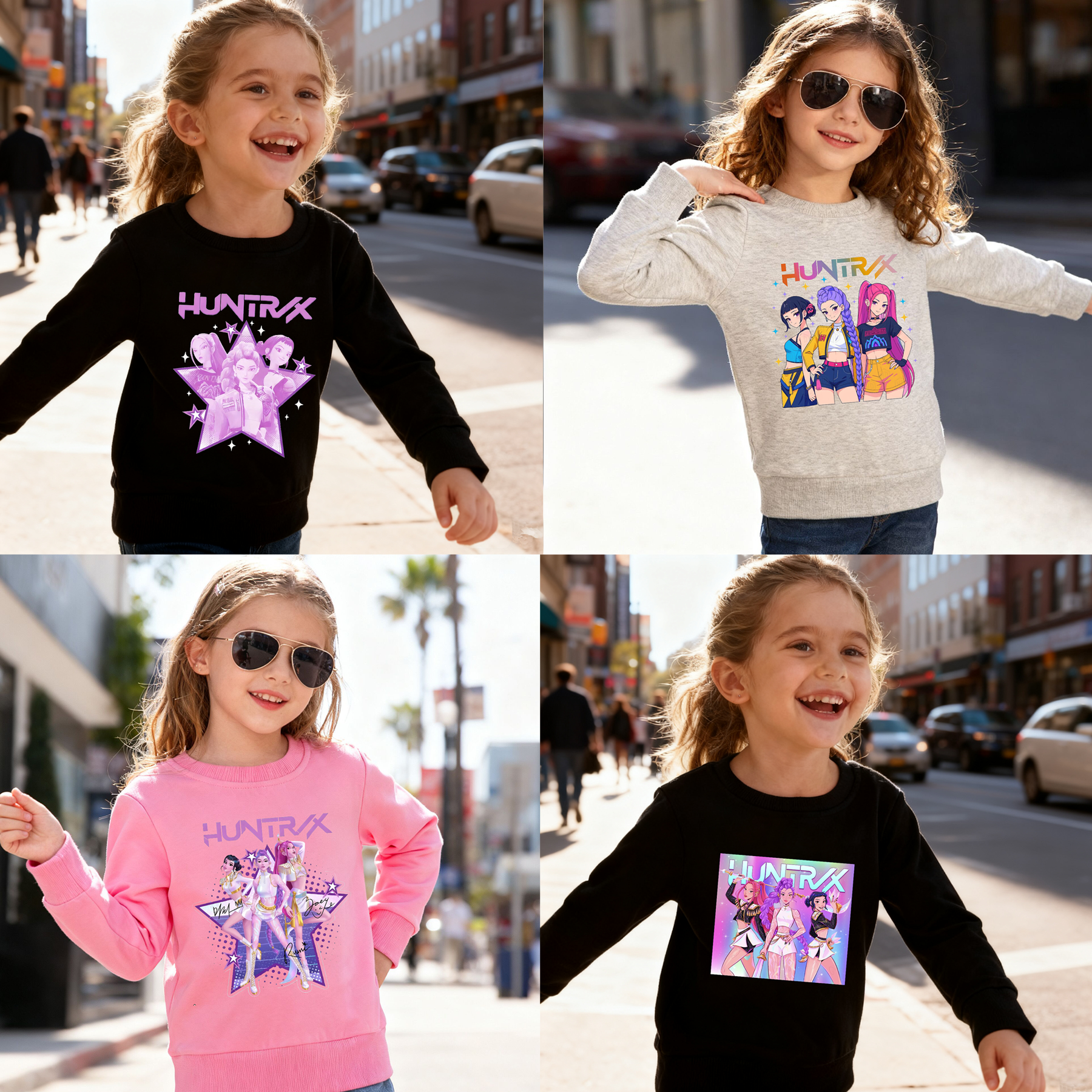 （Pre Order）Girls Movie Character Cotton Sweatshirt