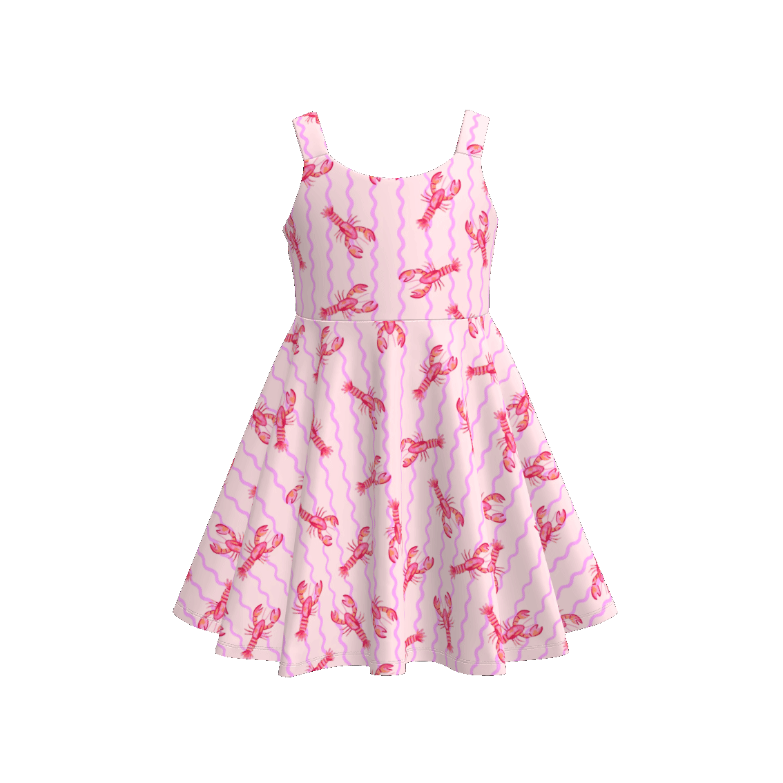 （Pre Order）Girls Spring and Summer Print Dress