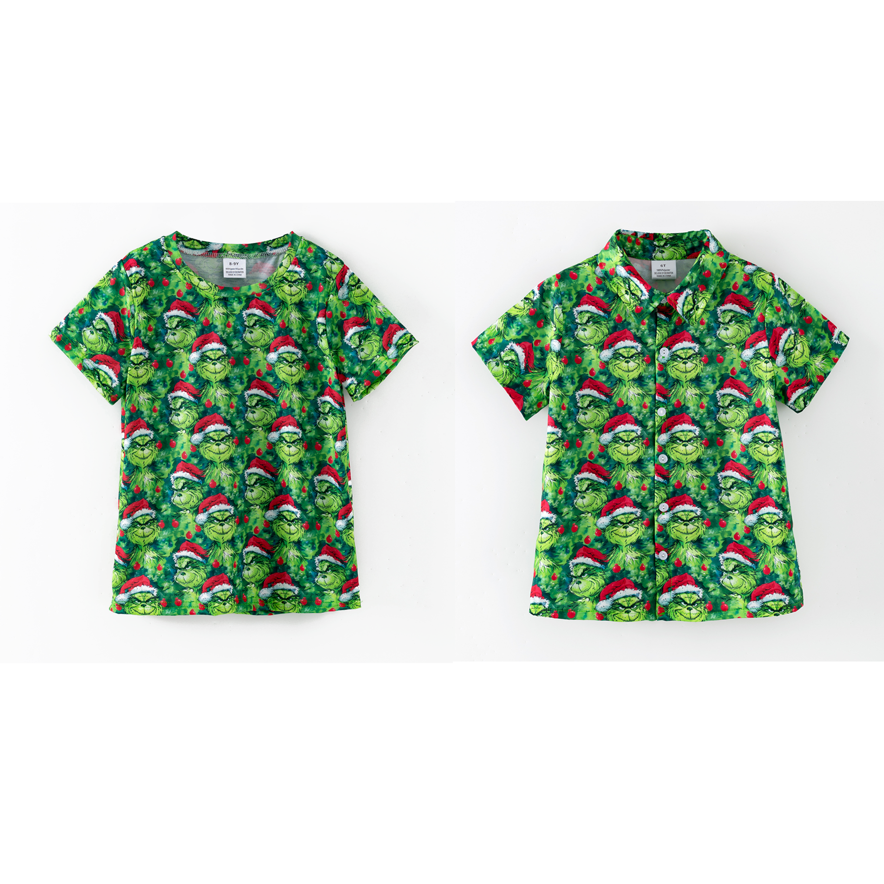（Pre Order,Prepack Zone）Boys Christmas Cartoon Print Top（Mix Size）