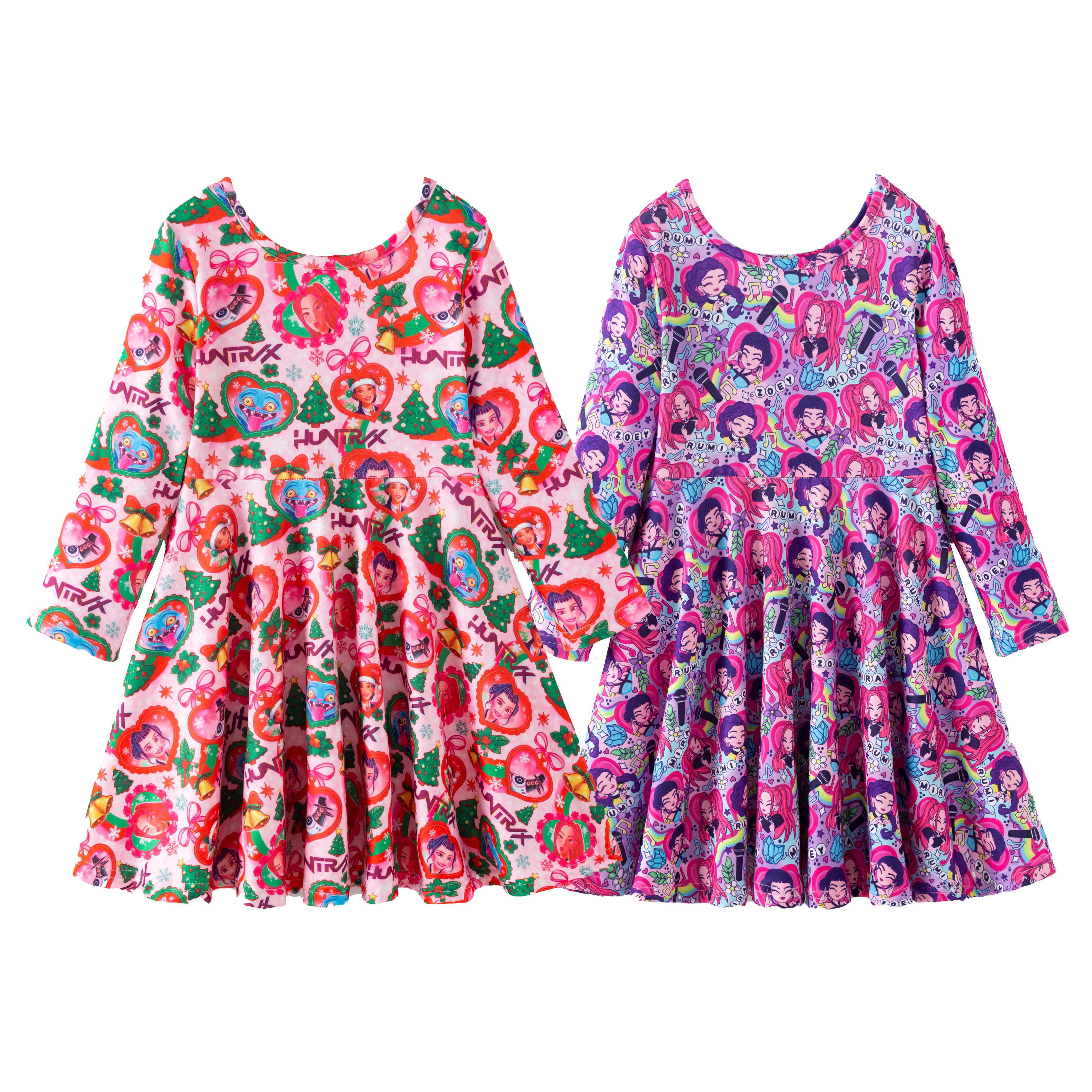 （Pre Order,Prepack Zone）Girls Movie Character Print Dress（Mix Size）