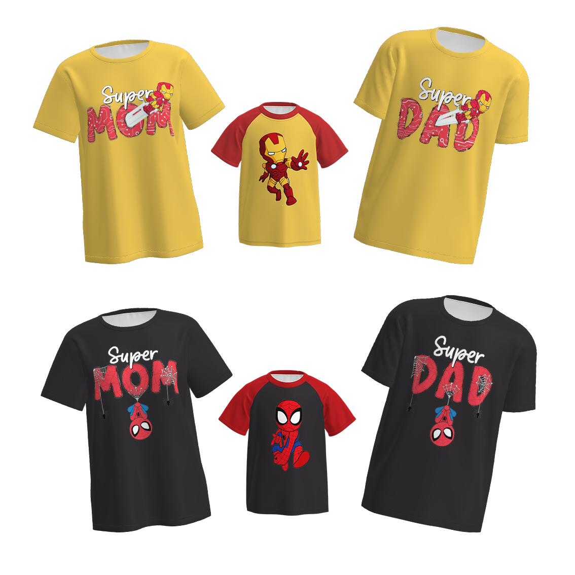 （Pre Order）Family Spring and Summer Movie Character Print Top