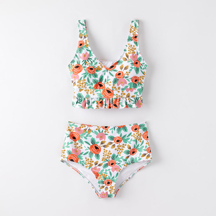 （In Stock）One Pack(10 Pieces total) Sale Adults Summer Floral Print Swimsuit