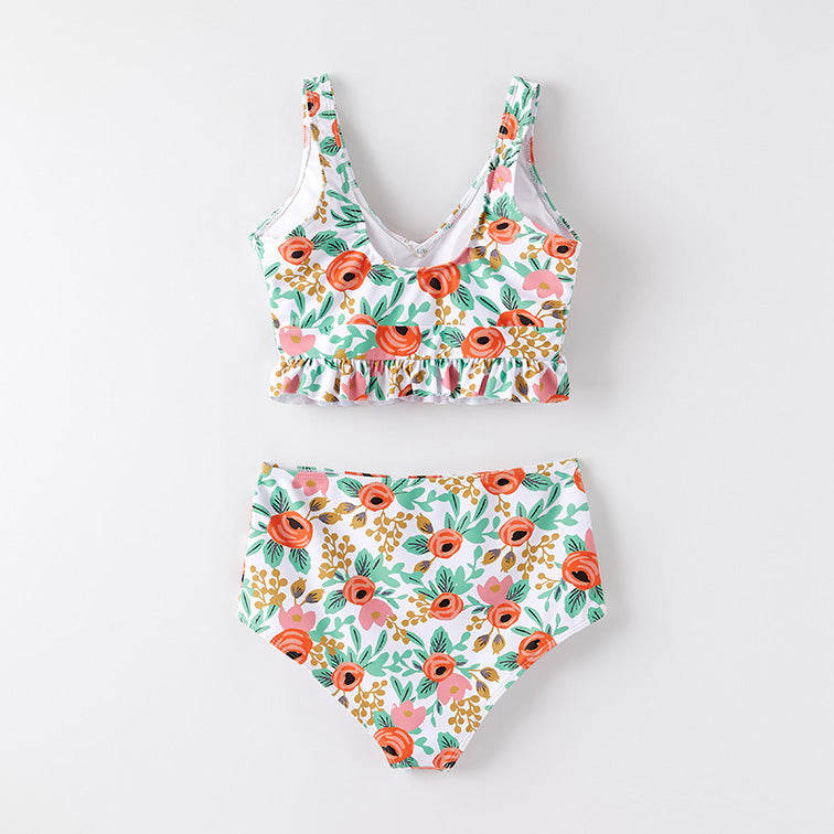 （In Stock）One Pack(10 Pieces total) Sale Adults Summer Floral Print Swimsuit