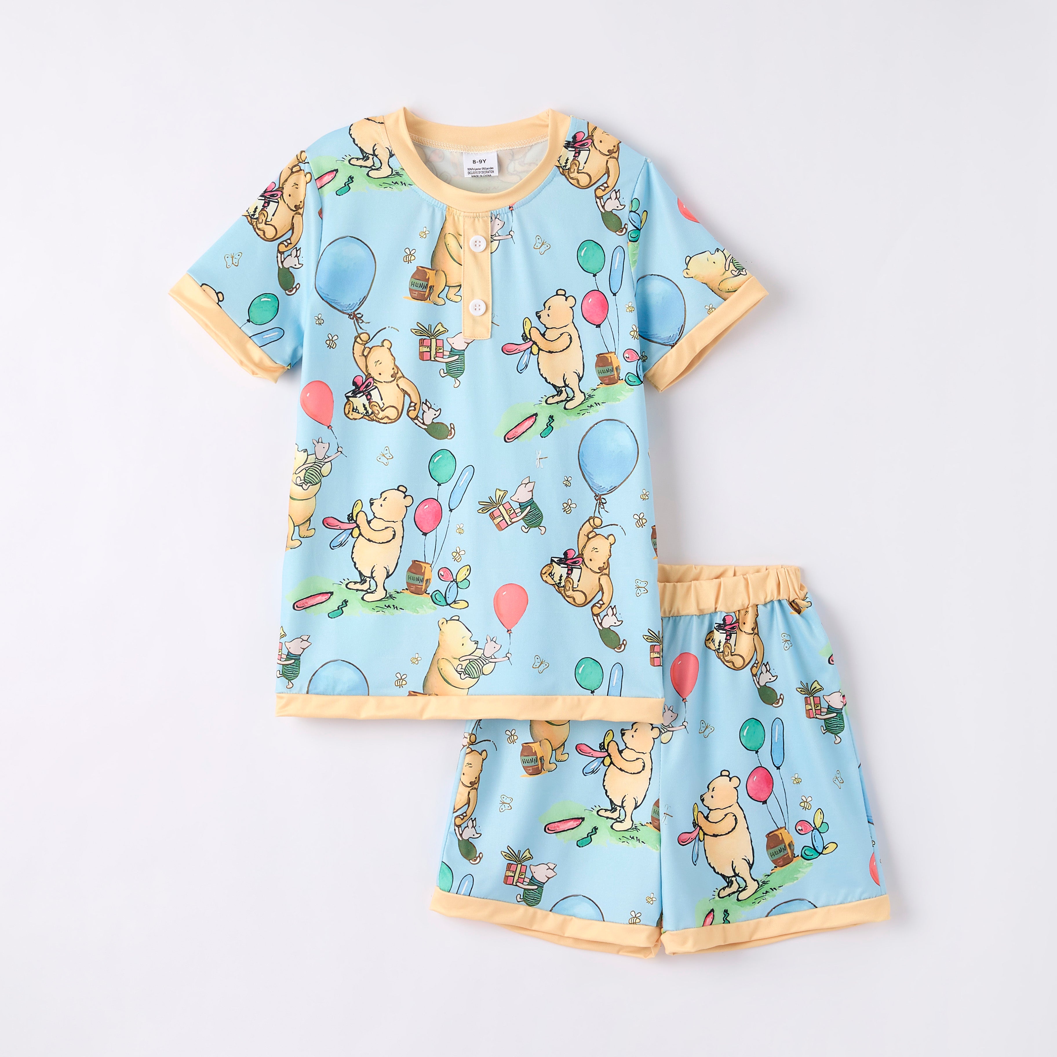 （Pre Order）Boys Spring and Summer Cartoon Print Pajamas