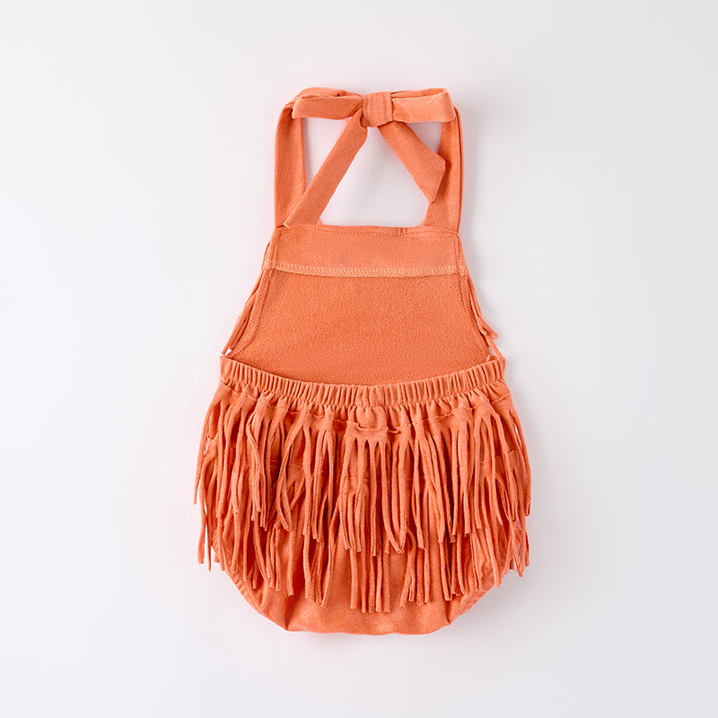 （In Stock）One Pack(12 Pieces total) Sale Toddler Girls Spring and Summer Coral,Brown＆Mint Romper