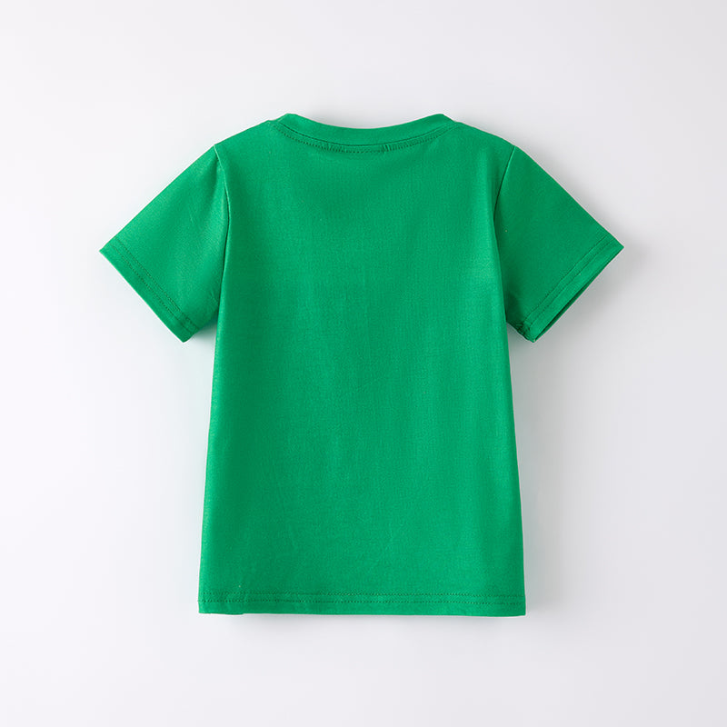 （In Stock）Boys Spring and Summer Puppy Print Top