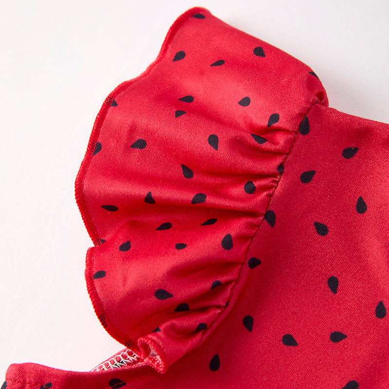 （In Stock）Girls Spring and Summer Watermelon Print Dress