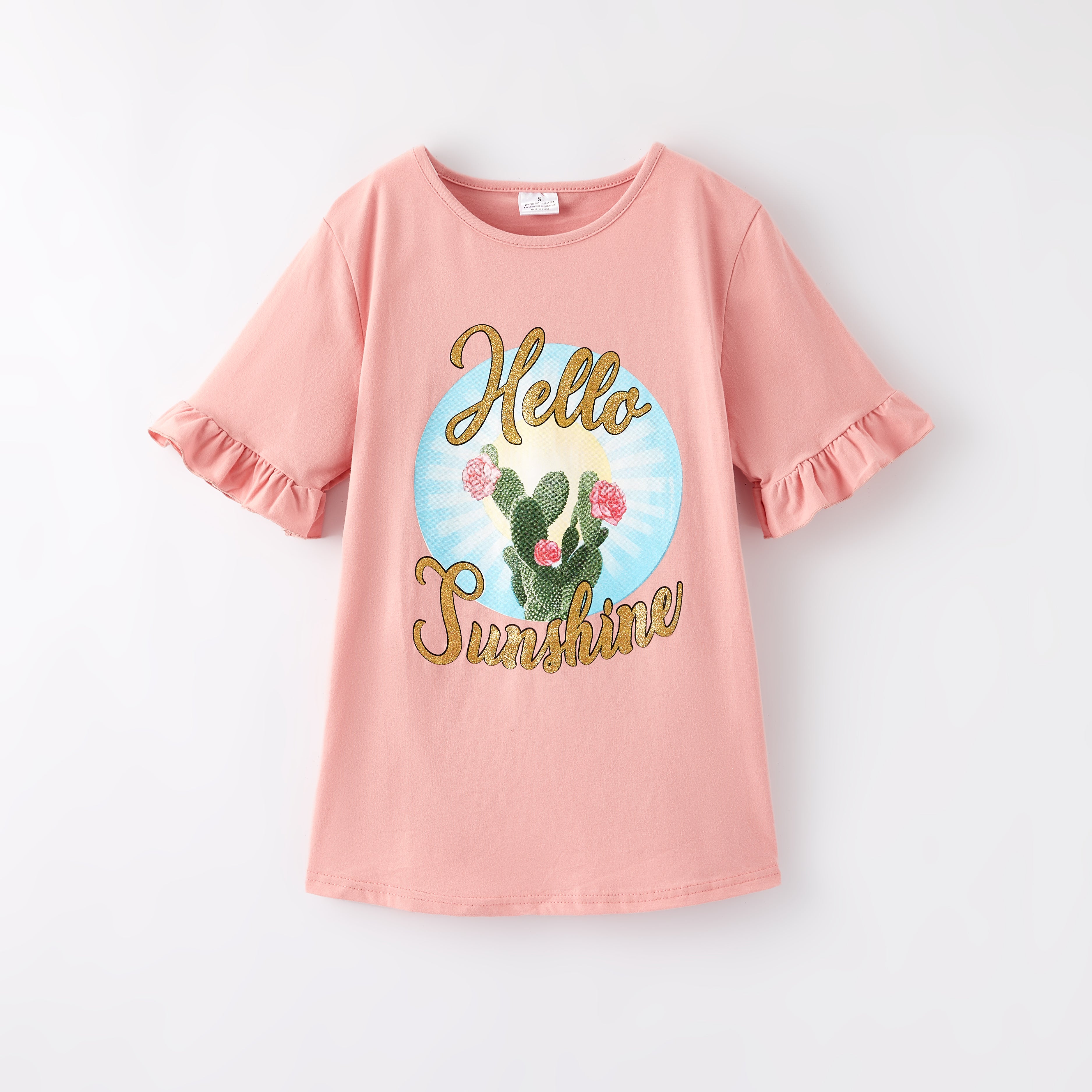 （In Stock）Adults Spring and Summer Cactus Print Top