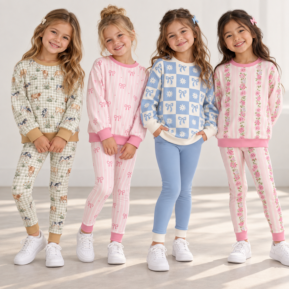 （Weekly Pre-Order）Girls Fall Print Outfit Set（Ends 10.11）