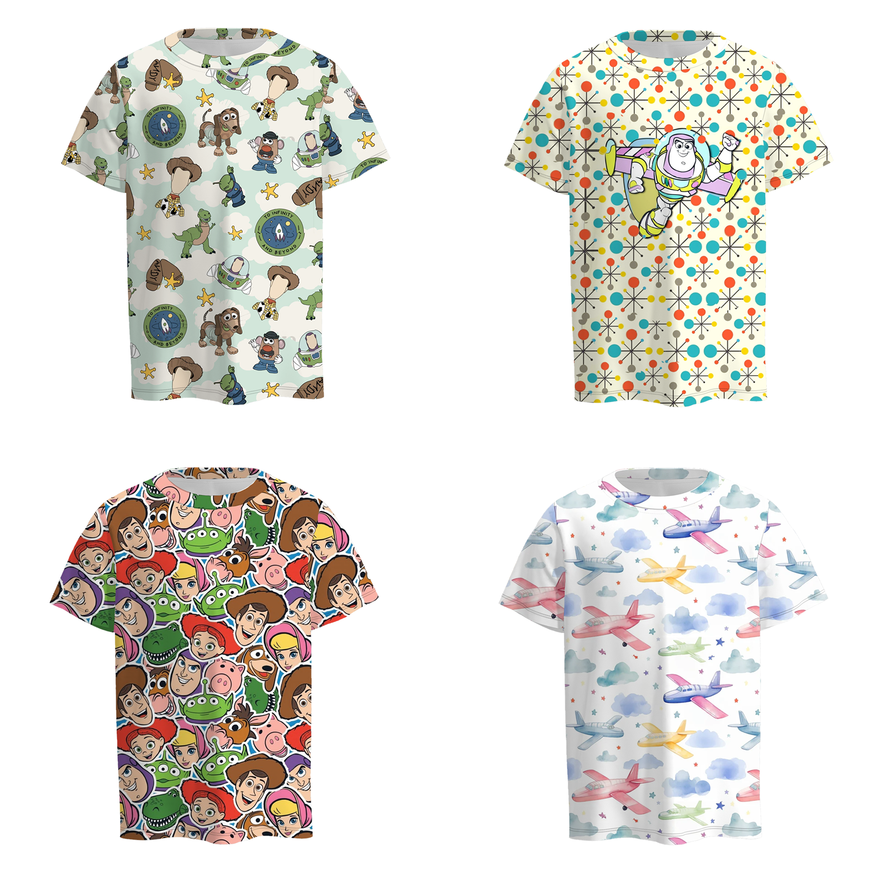 （Pre Order）Boys Spring and Summer Cartoon Print Top