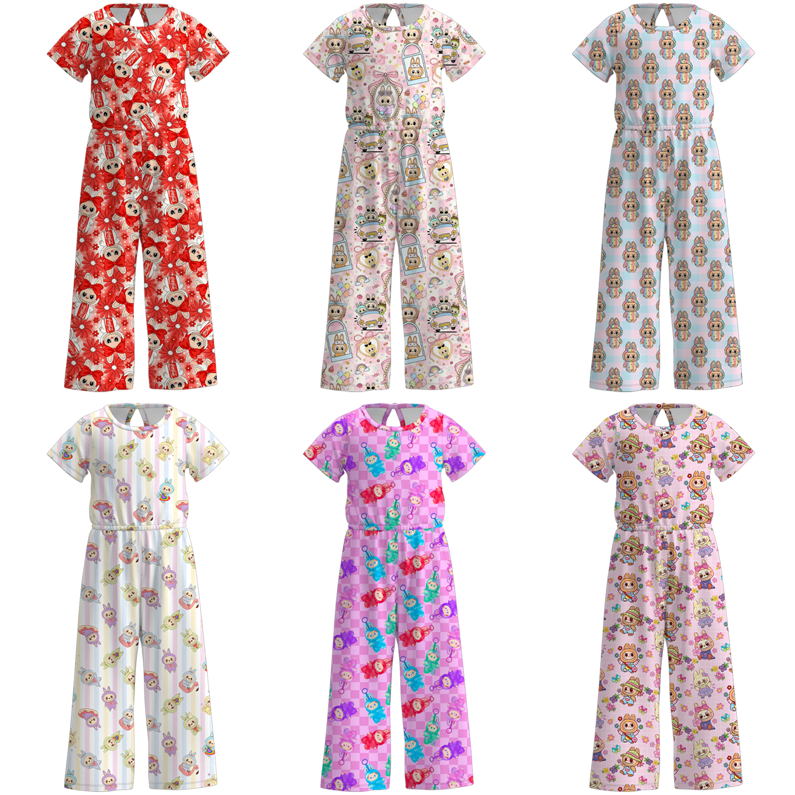 （Pre Order）Girls LBB Print Jumpsuit