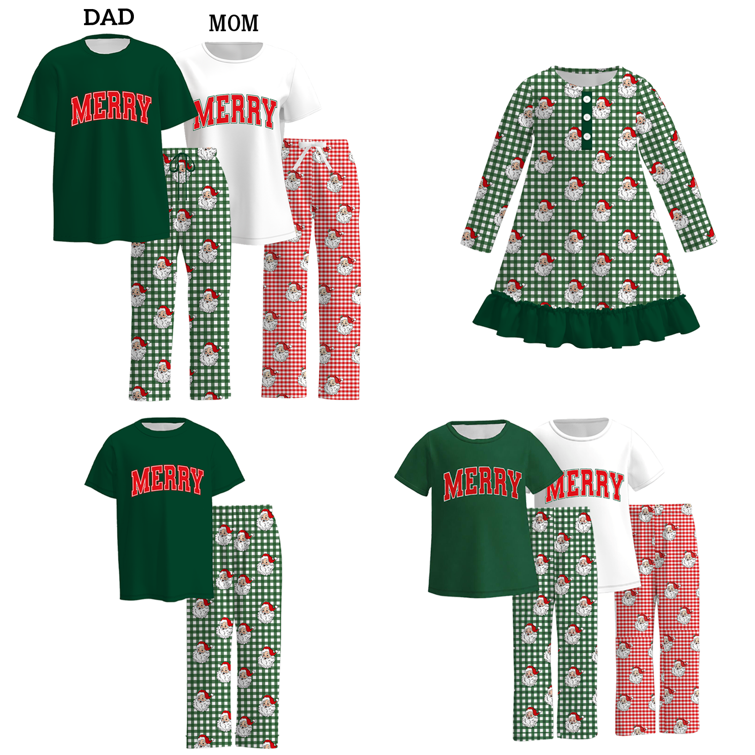 （Weekly Pre-Order）Family Christmas Print Dress&Set（Ends 9.6）