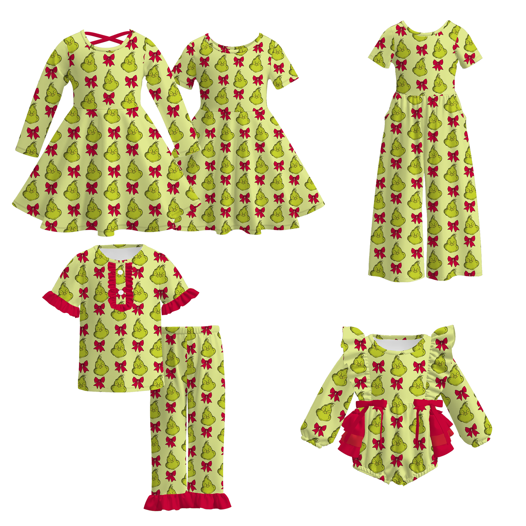 （Weekly Pre-Order）Sisters Christmas Print Dress,Set,Jumpsuit&Romper（Ends 8.9）