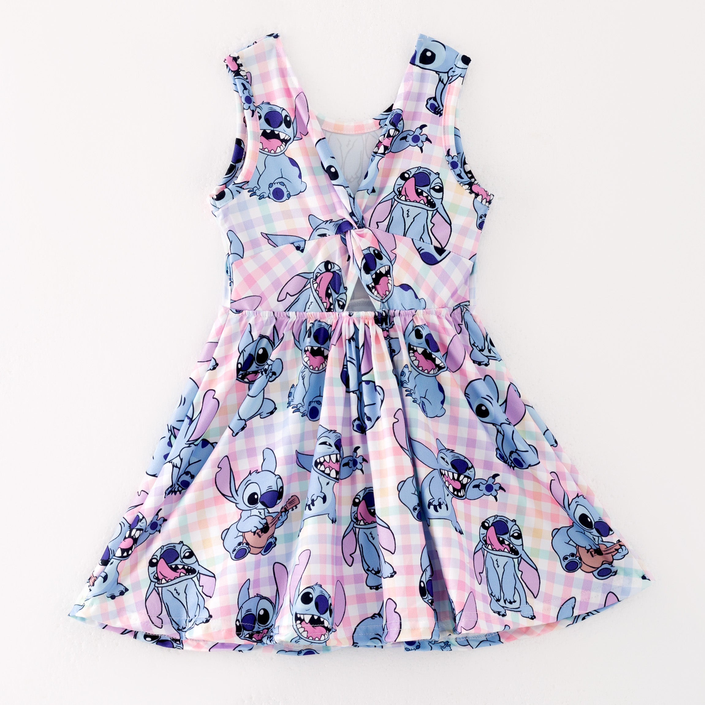 （Pre Order）Girls Spring and Summer Cartoon Print Skort Dress