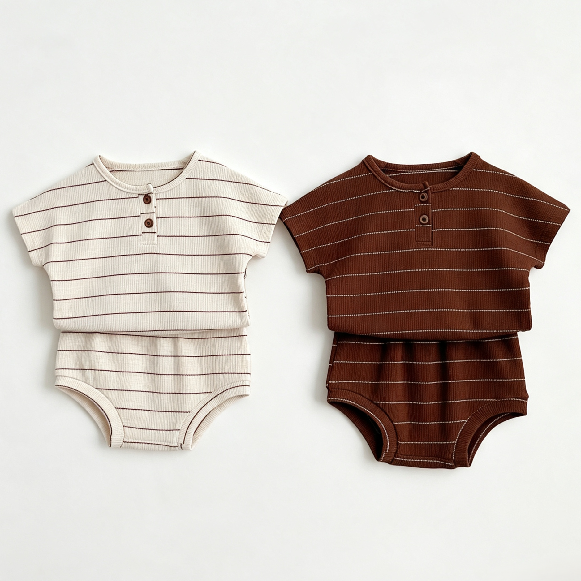 （Pre Order 2 Weeks）Toddler Unisex Fall Stripe Bloomer Set
