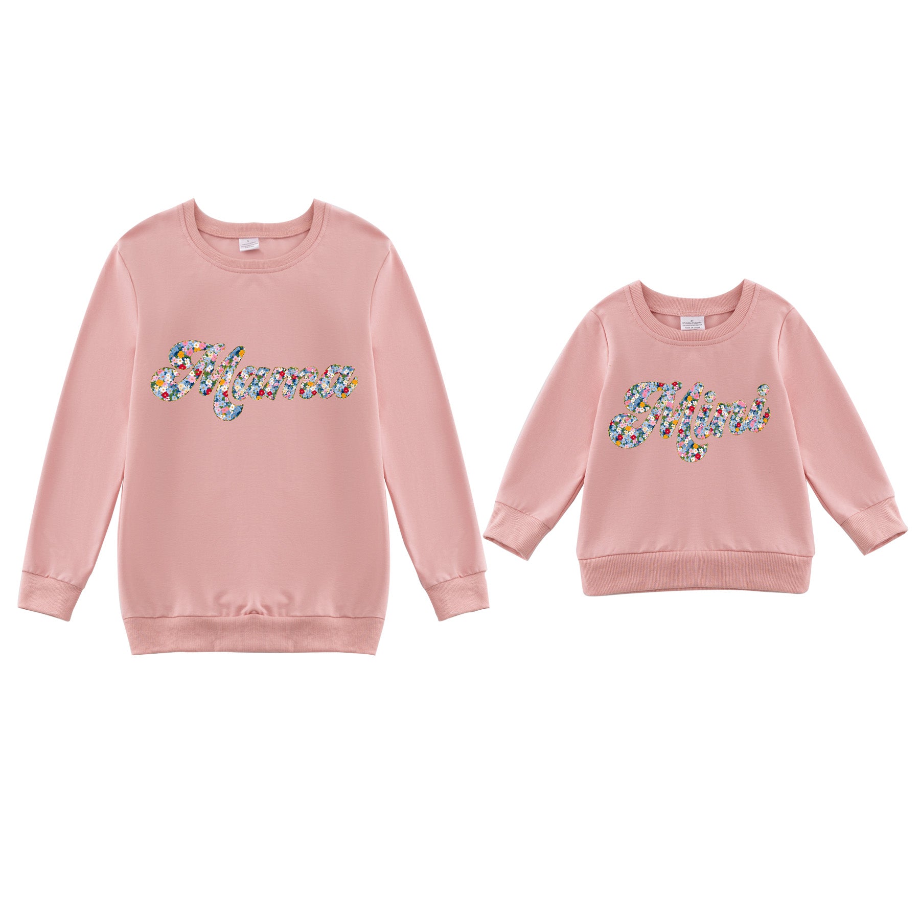 （Pre Order）Mommy and Me Fall&Winter Print Sweatshirt