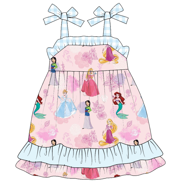 (Pre Order) Summer Princess Embroided Sibling Ensemble Collection