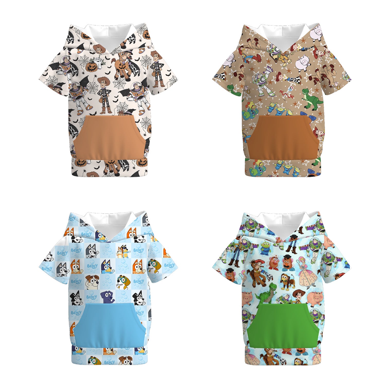 （Pre Order）Boys Fall Cartoon Print Top