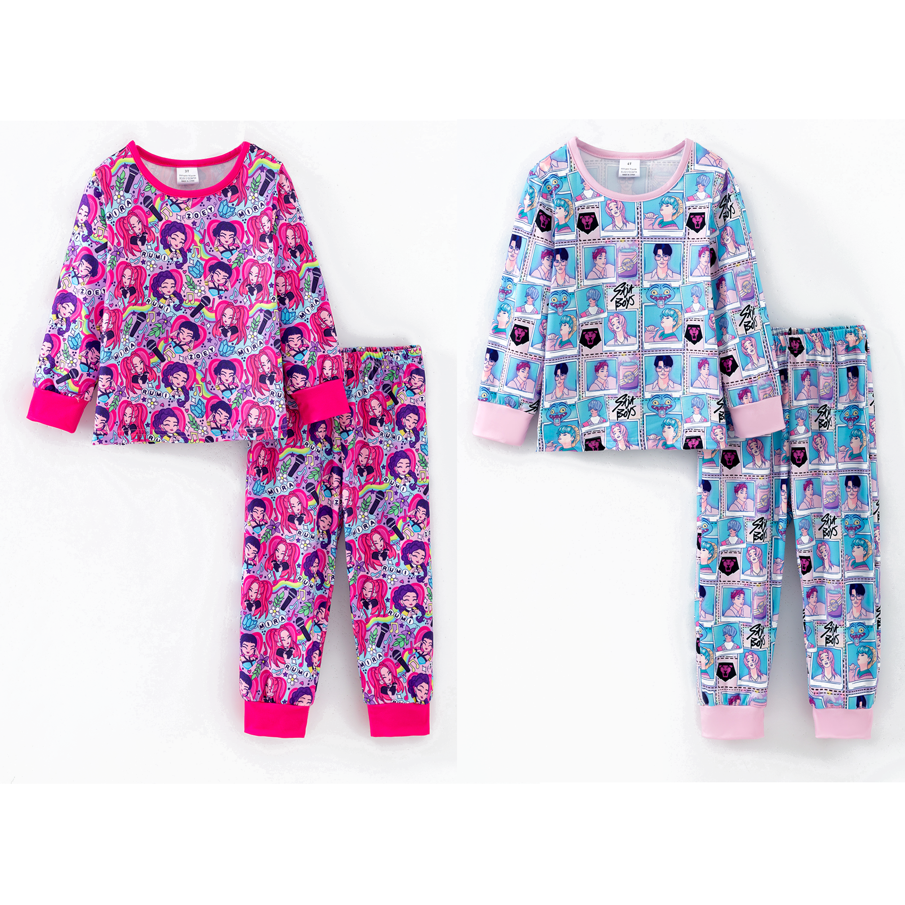 （Pre Order,Prepack Zone）Sisters Movie Character Print Pajamas（Mix Size）