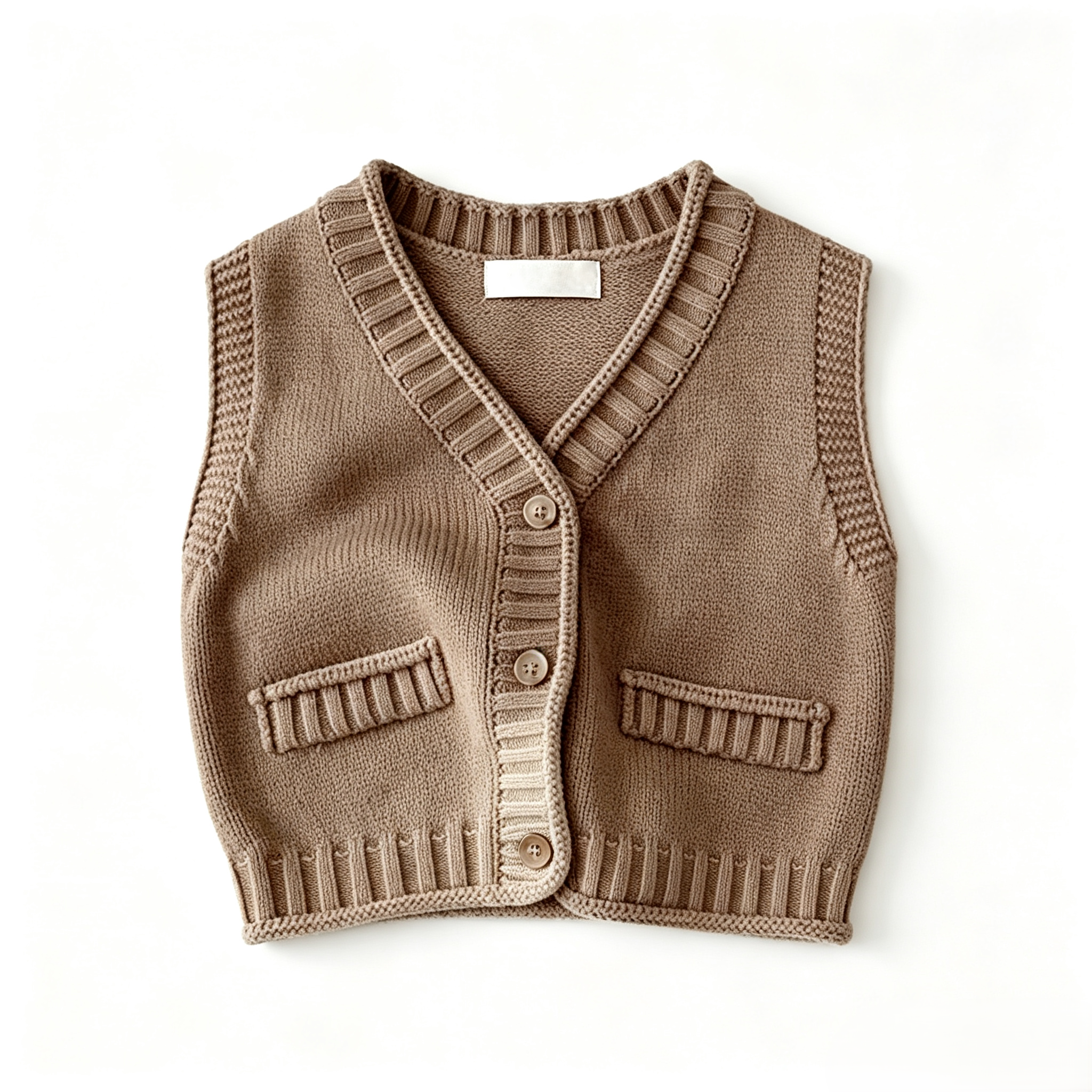 （Pre Order 2 Weeks）Toddler Unisex Fall&Winter Knitted Cardigan Vest