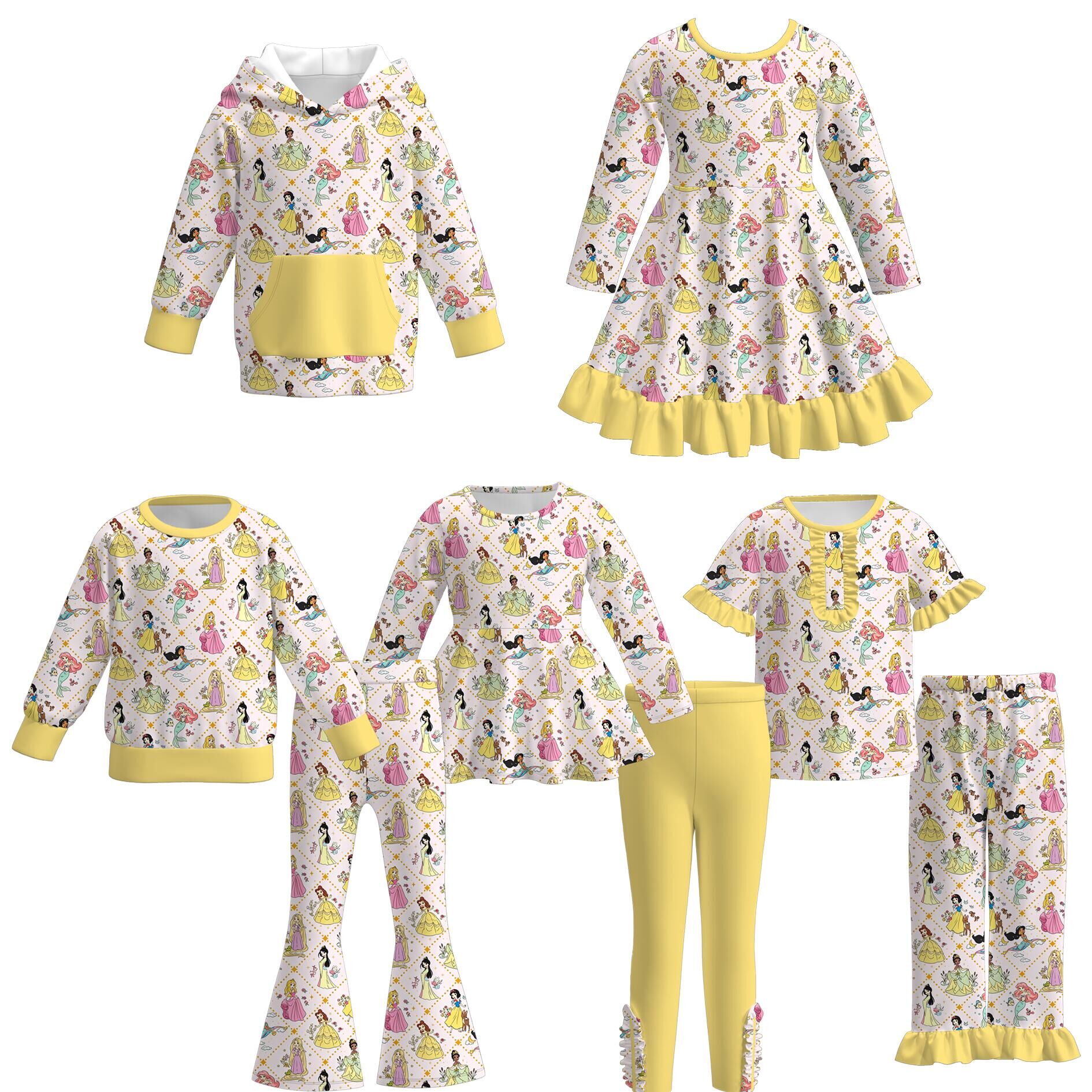 （Weekly Pre-Order）Sisters Princess Print Dress,Set&Top（Ends 8.30）