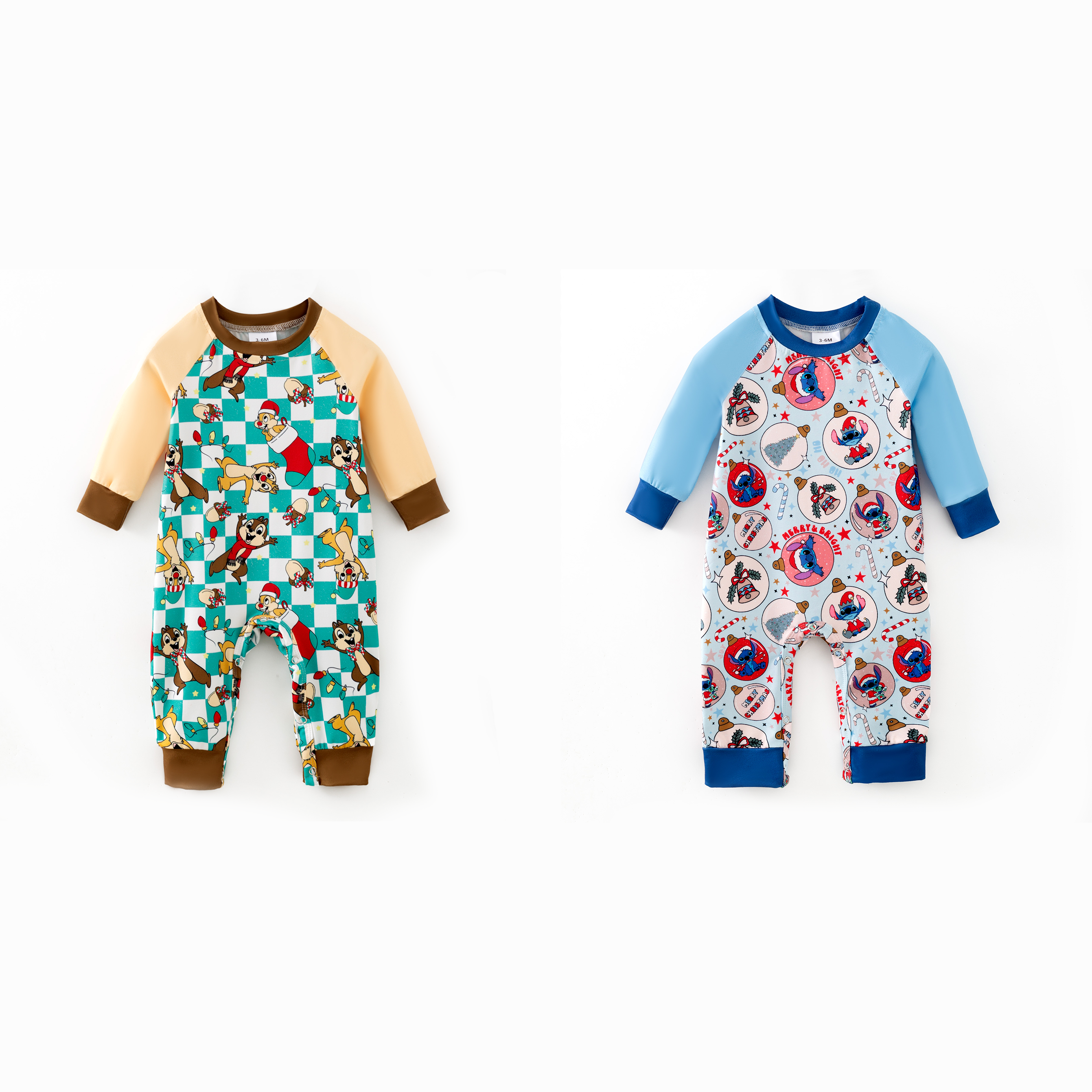 （Pre Order,Prepack Zone）Toddler Boys Christmas Print Romper（Mix Size）