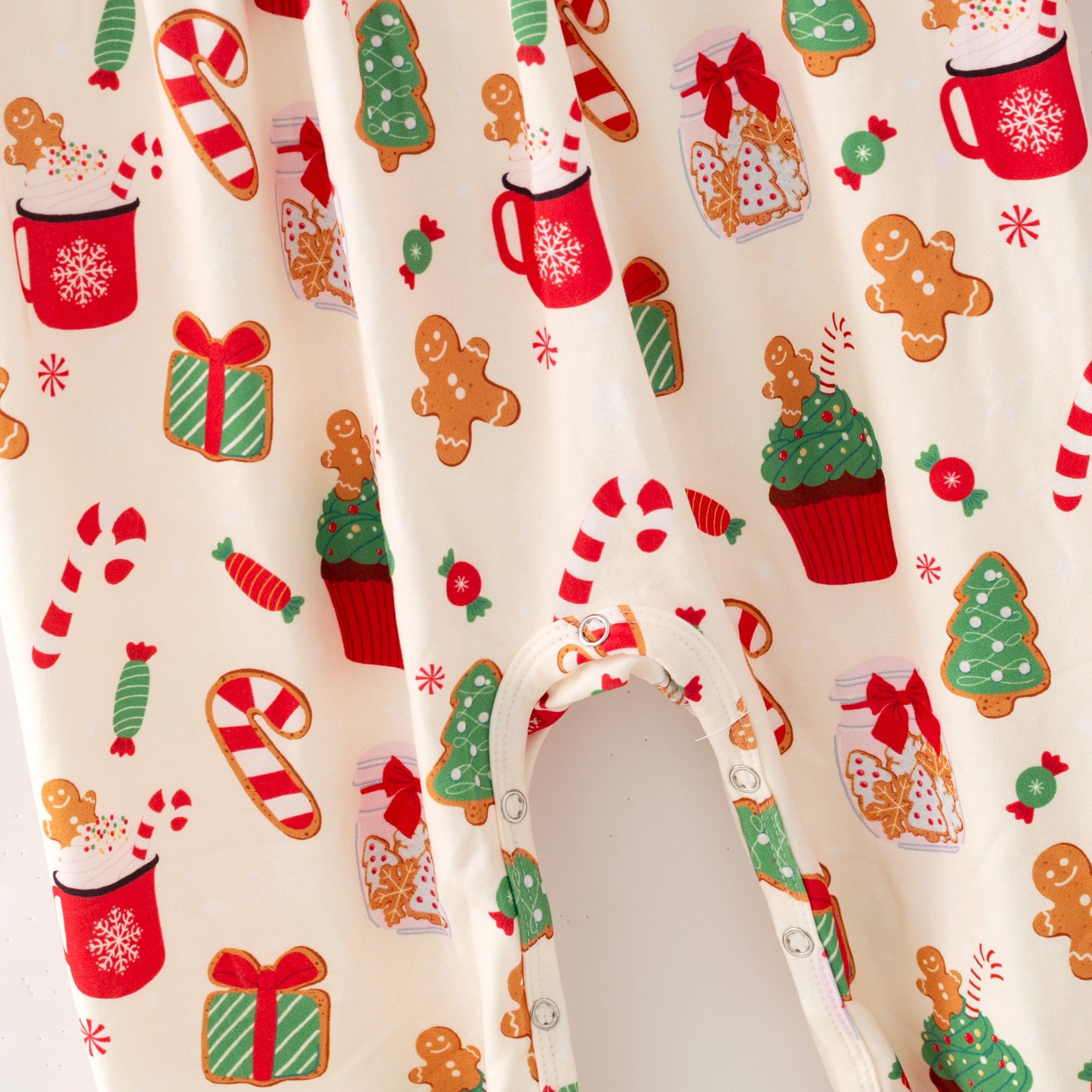 （In Stock）Toddler Girls Christmas Print Romper