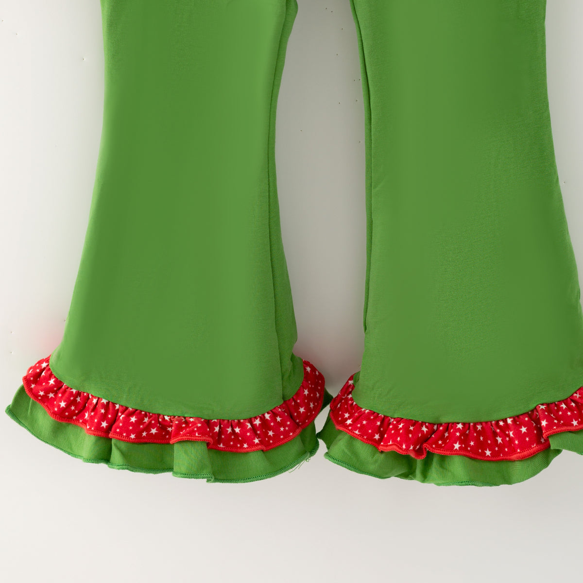 （In Stock）Girls Christmas Print Outfit Set