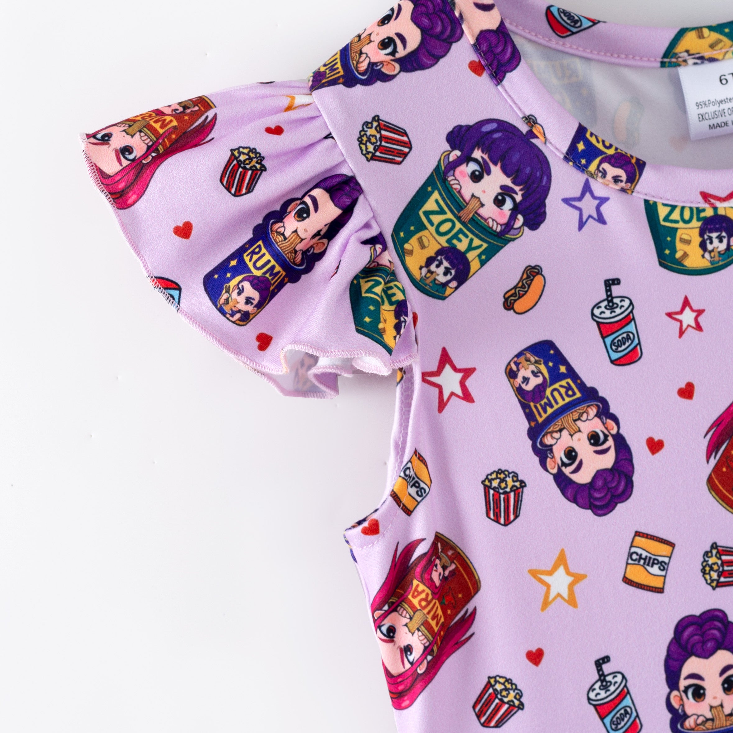 （Pre Order,Prepack Zone）Girls Movie Character Print Dress（Mix Size）