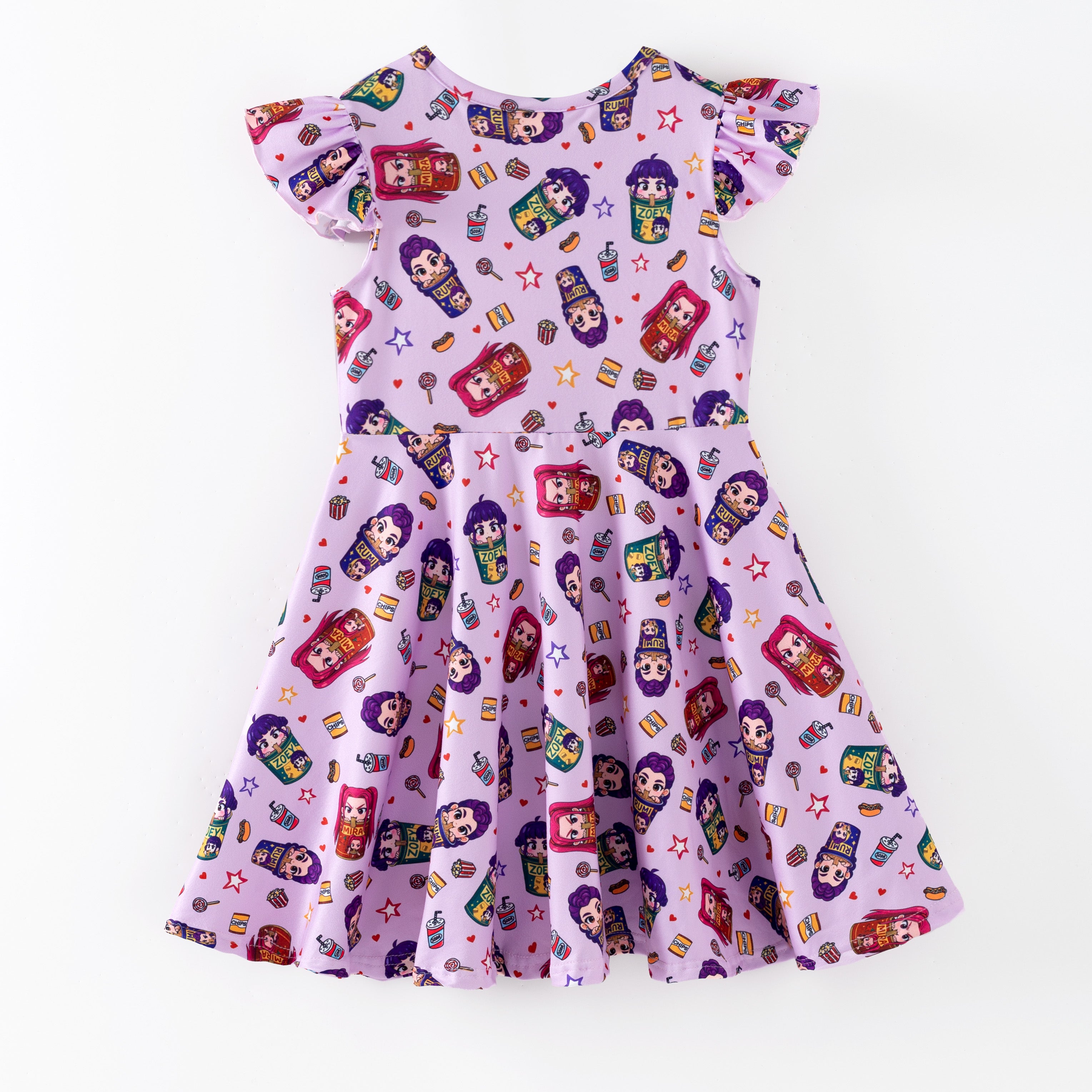（Pre Order,Prepack Zone）Girls Movie Character Print Dress（Mix Size）