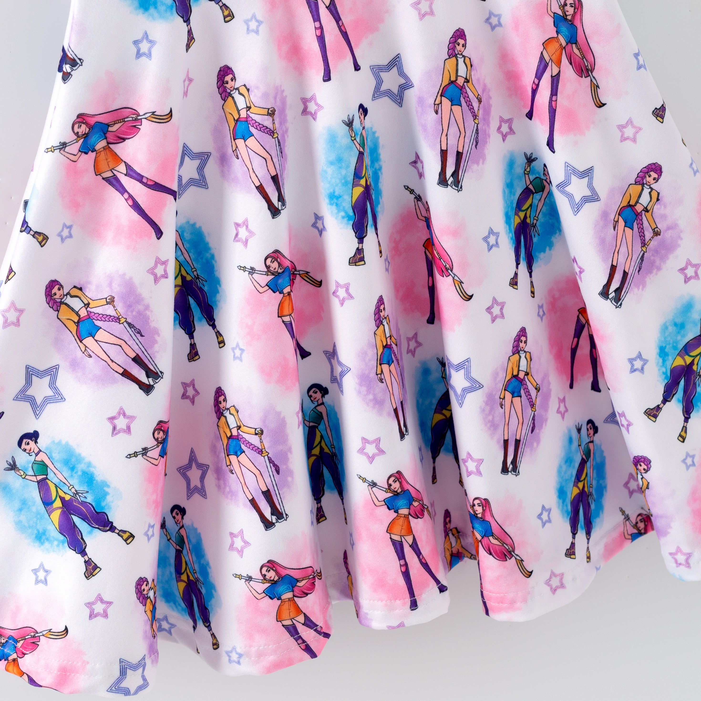 （Pre Order,Prepack Zone）Girls Movie Character Print Dress（Mix Size）