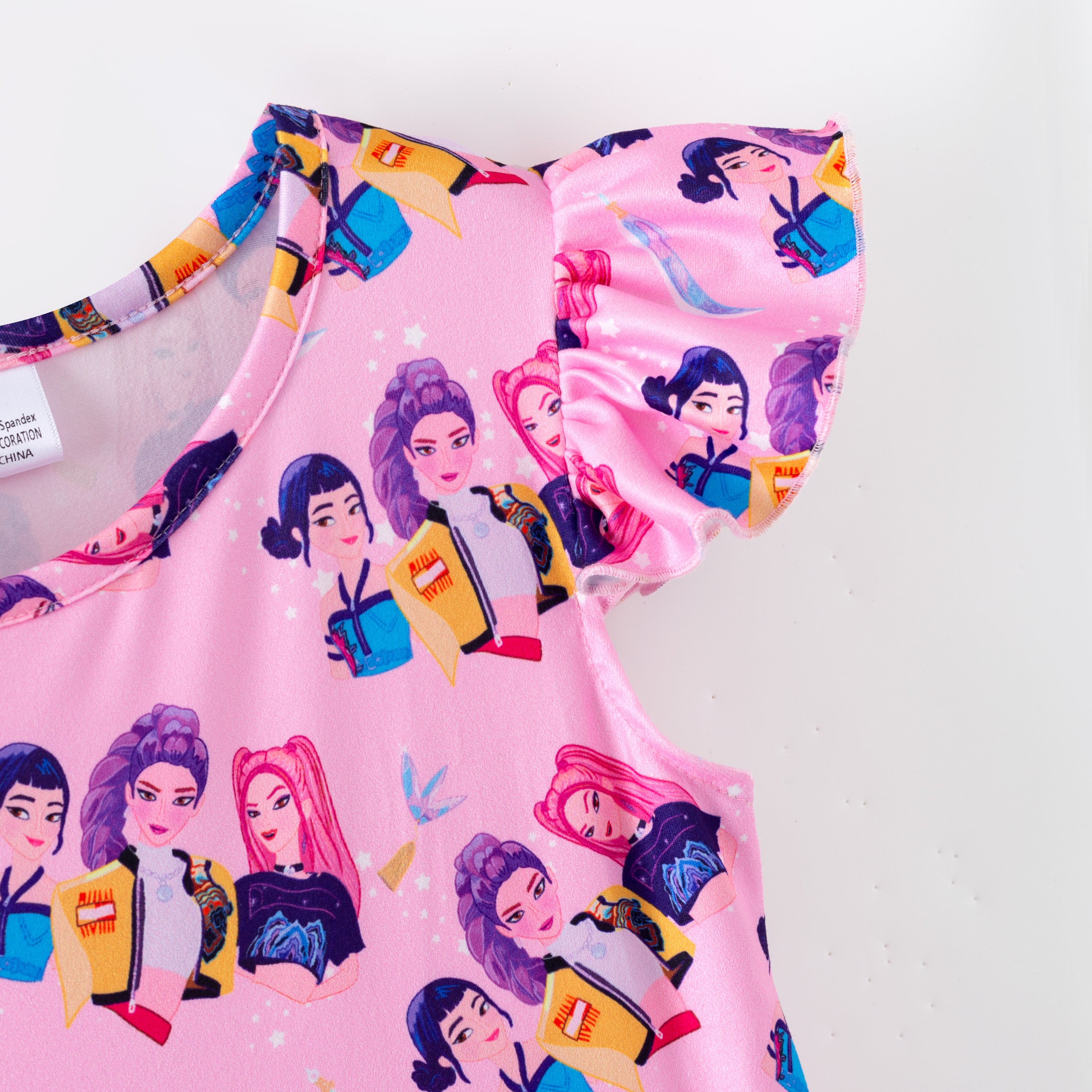 （Pre Order,Prepack Zone）Girls Movie Character Print Dress（Mix Size）