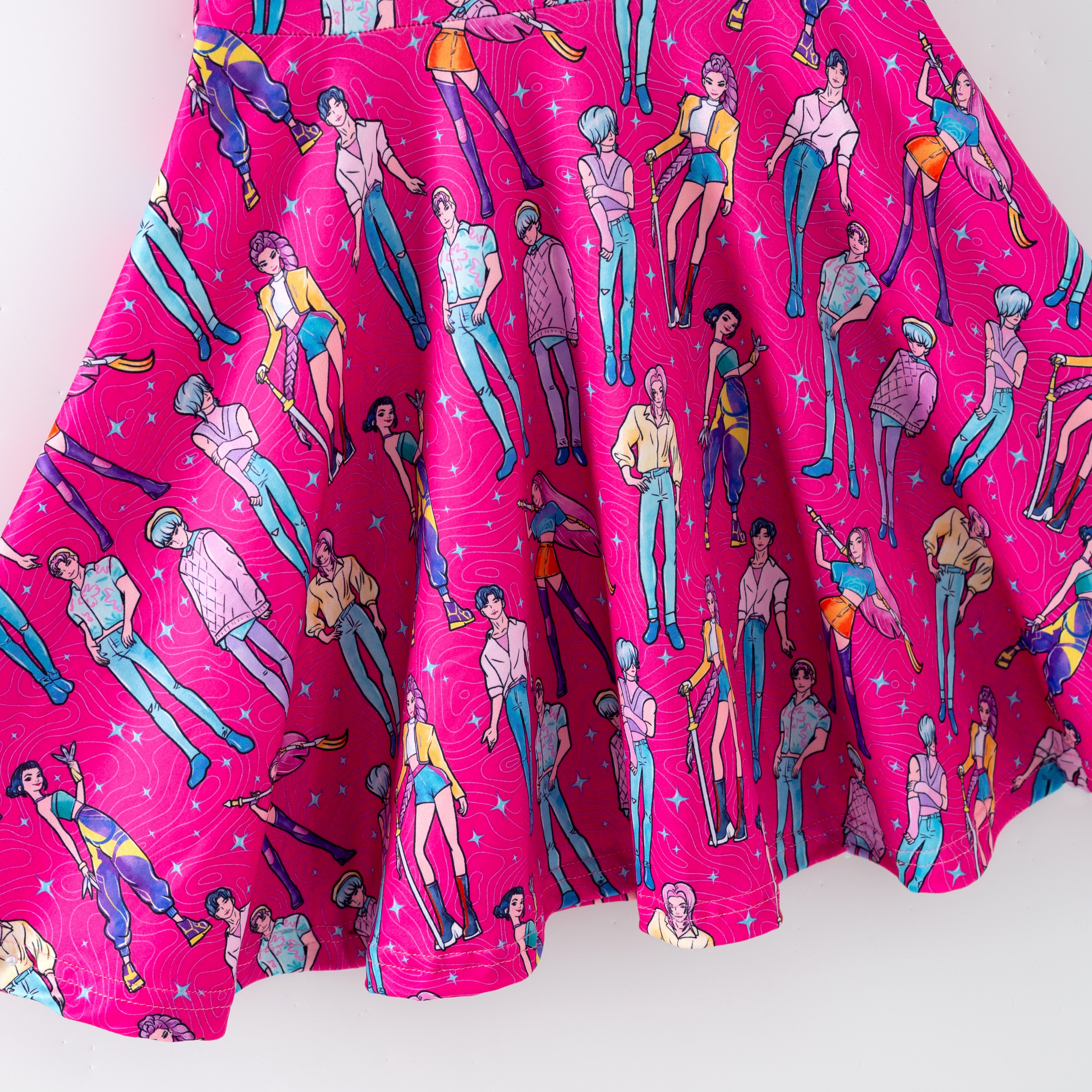 （Pre Order,Prepack Zone）Girls Movie Character Print Dress（Mix Size）