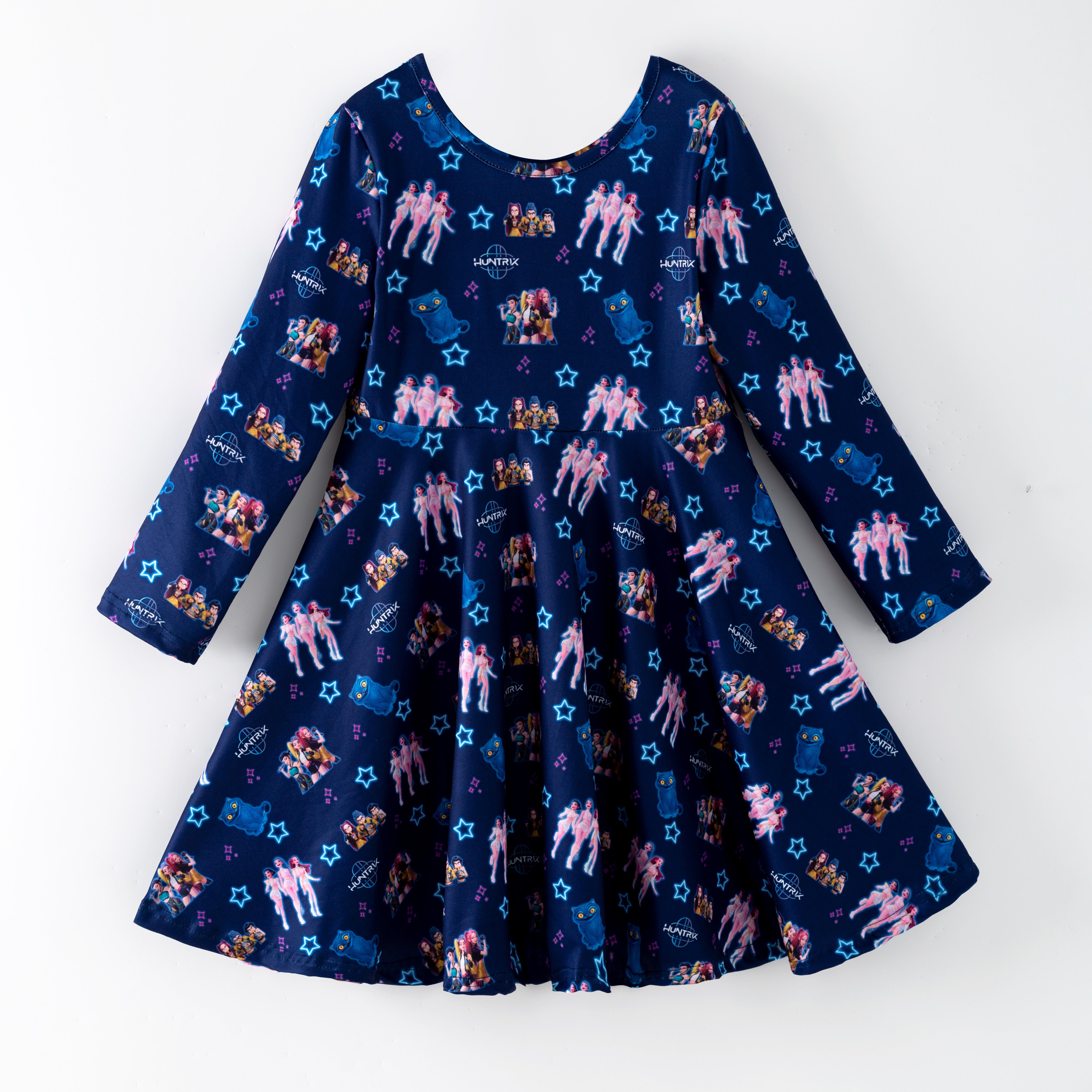 （Pre Order,Prepack Zone）Girls Movie Character Print Dress（Mix Size）