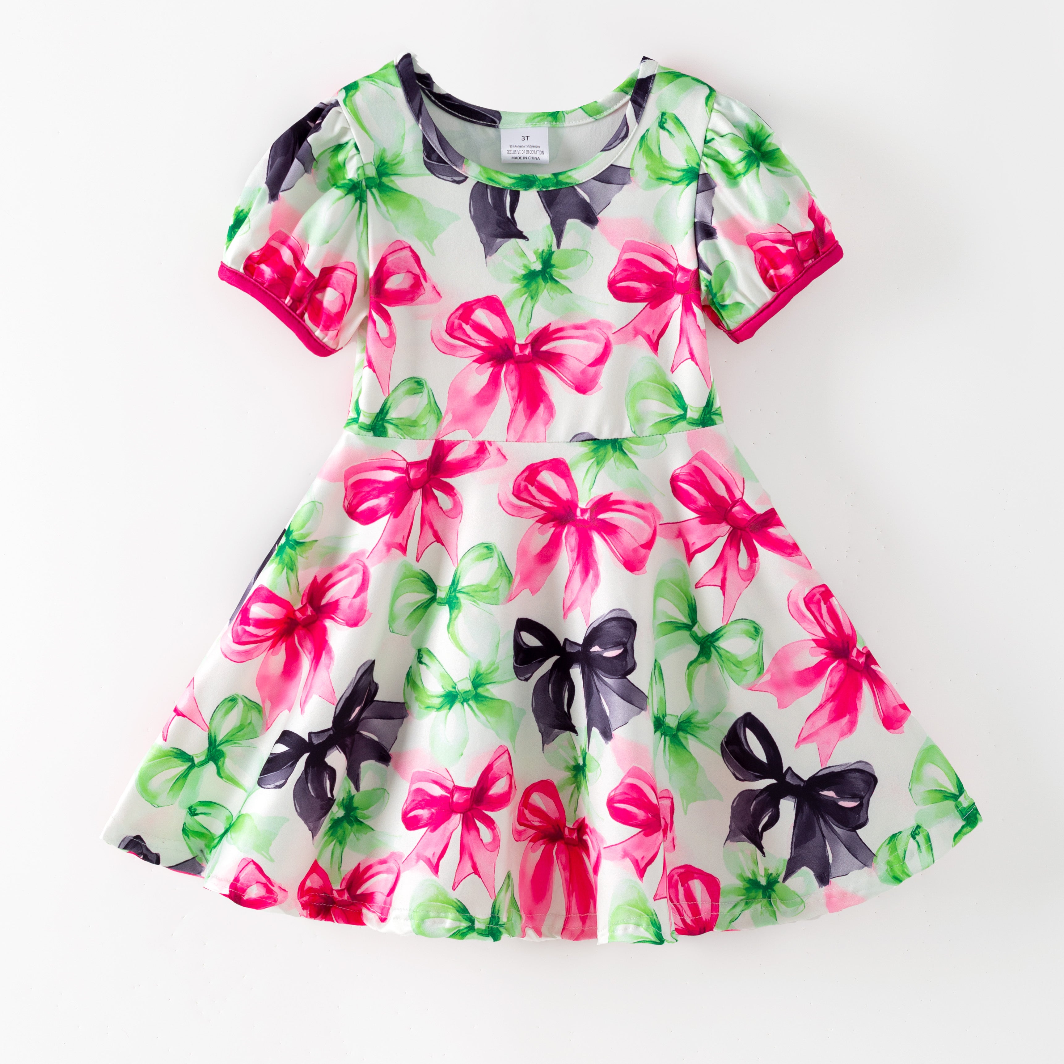 （Pre Order,Prepack Zone）Girls Witch Print Dress（Mix Size）