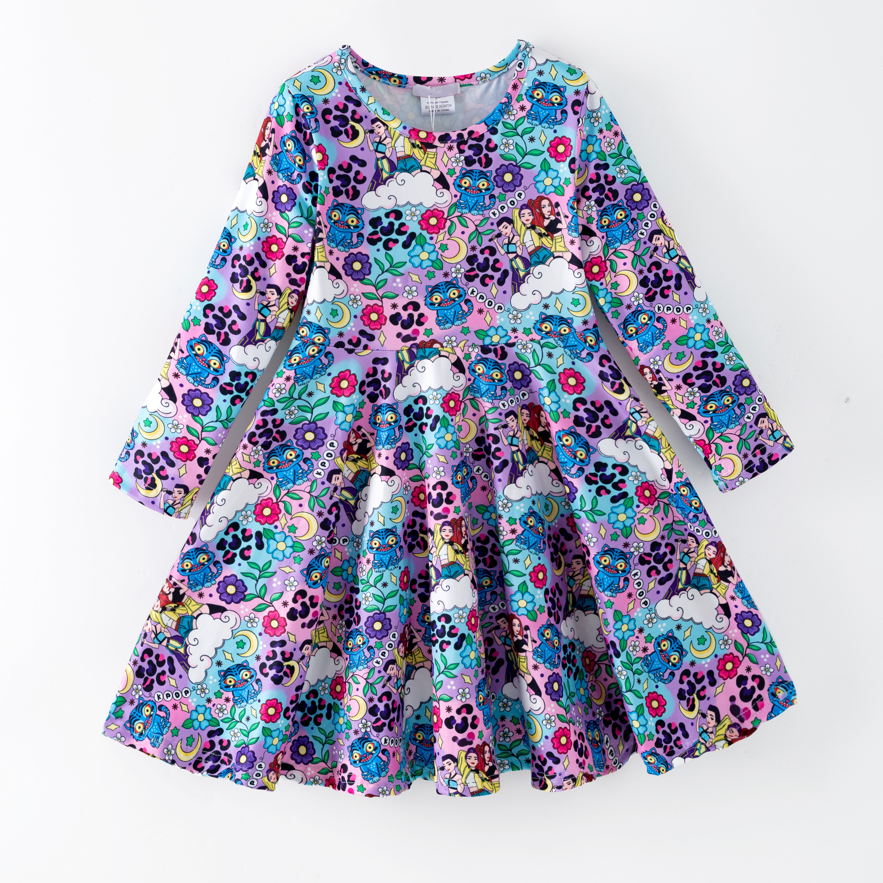 （Pre Order,Prepack Zone）Girls Movie Character Print Dress（Mix Size）