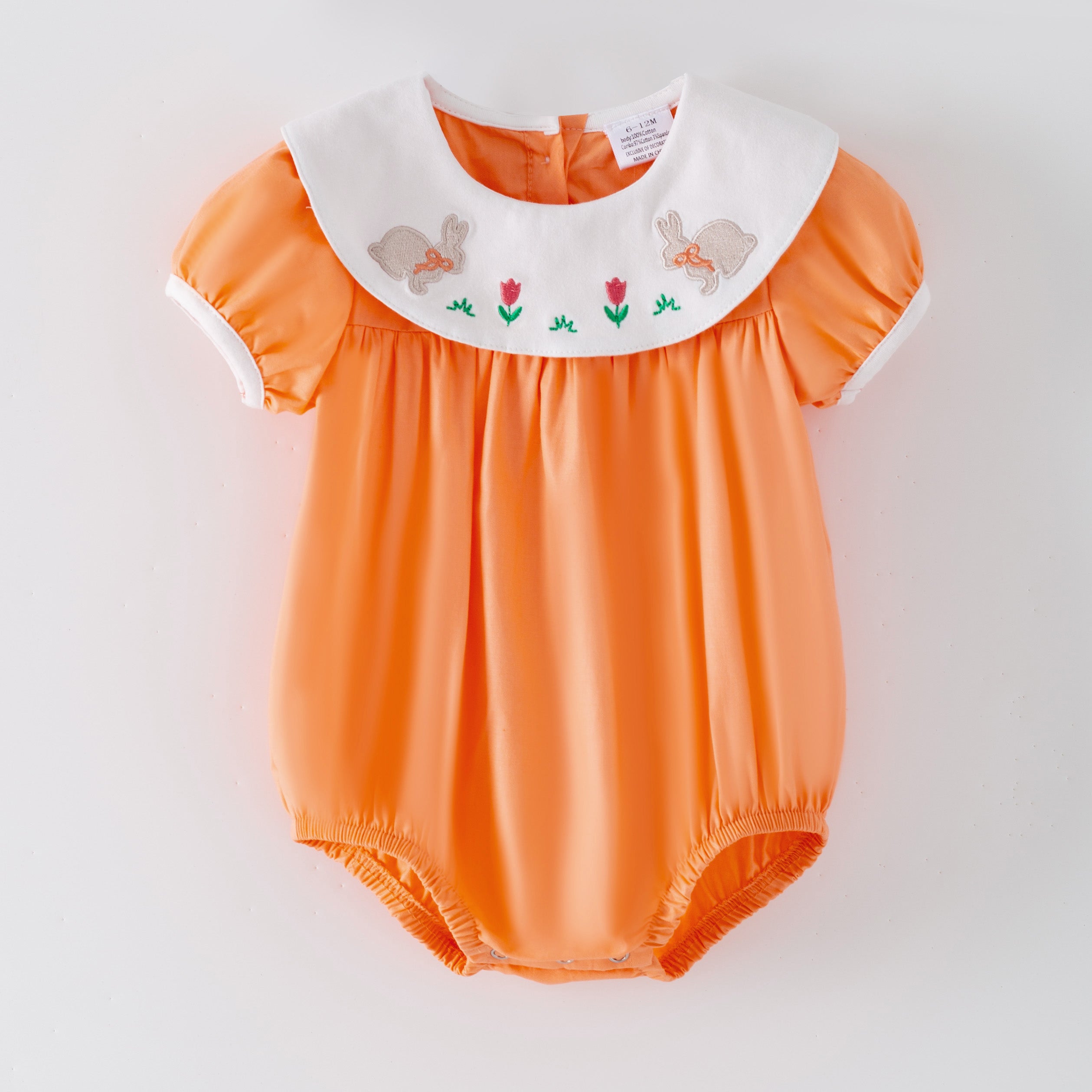 （In Stock）Siblings Easter Bunny Embroidery Dress,Set&Romper