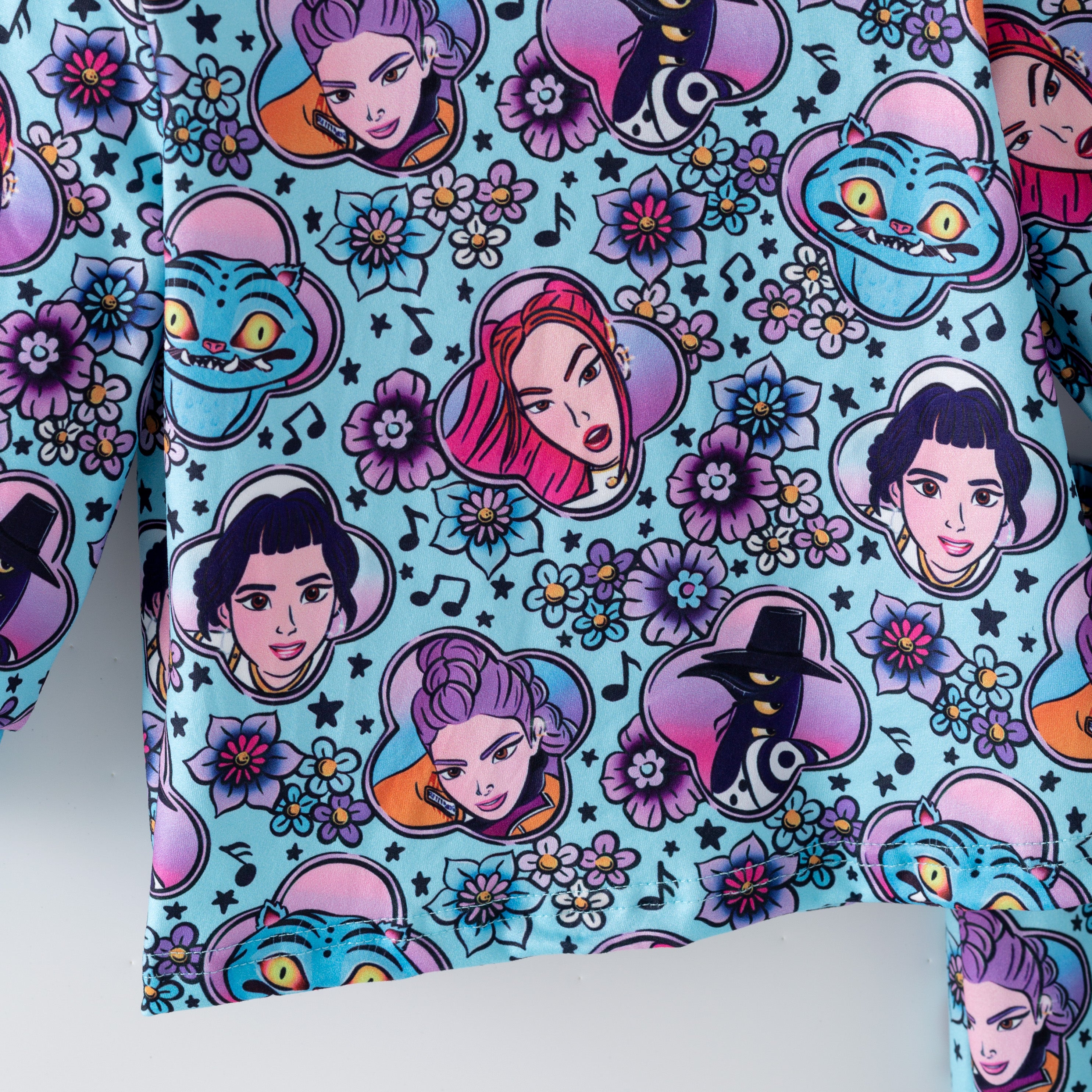 （Pre Order,Prepack Zone）Girls Movie Character Print Pajamas（Mix Size）