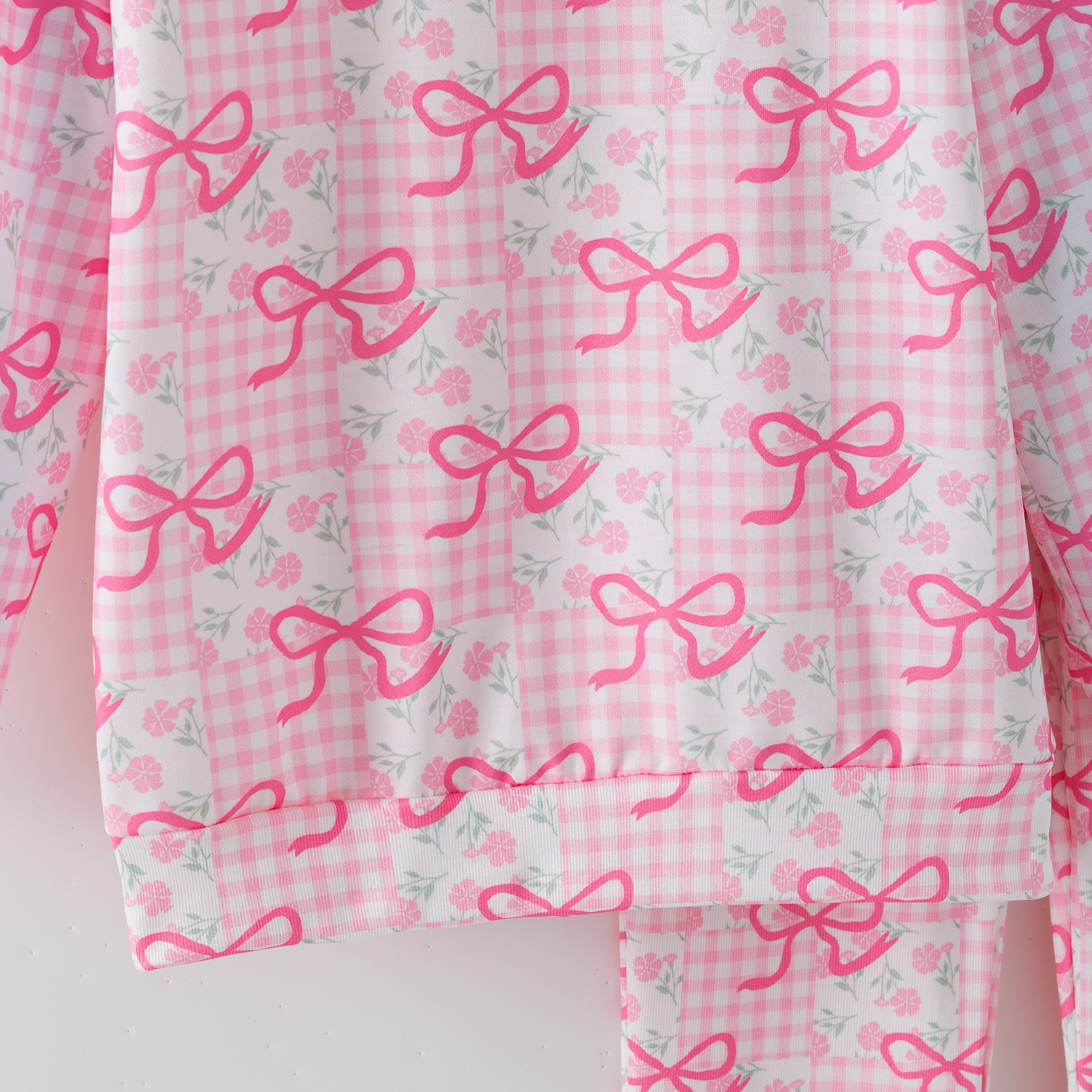 （Pre Order,Prepack Zone）Girls Valentine's Day Cartoon Print Set（Mix Size）