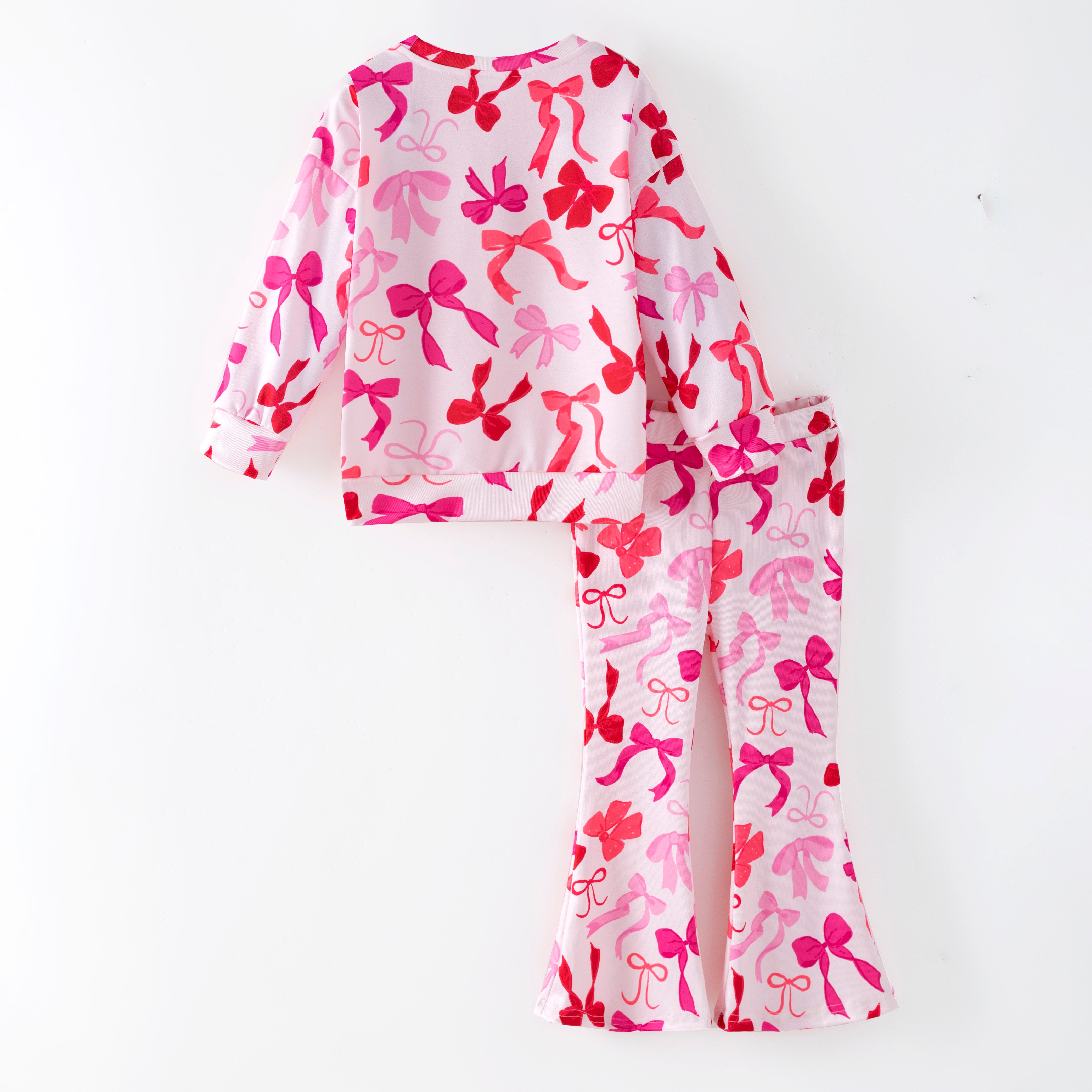 （Pre Order,Prepack Zone）Girls Valentine's Day Cartoon Print Set（Mix Size）