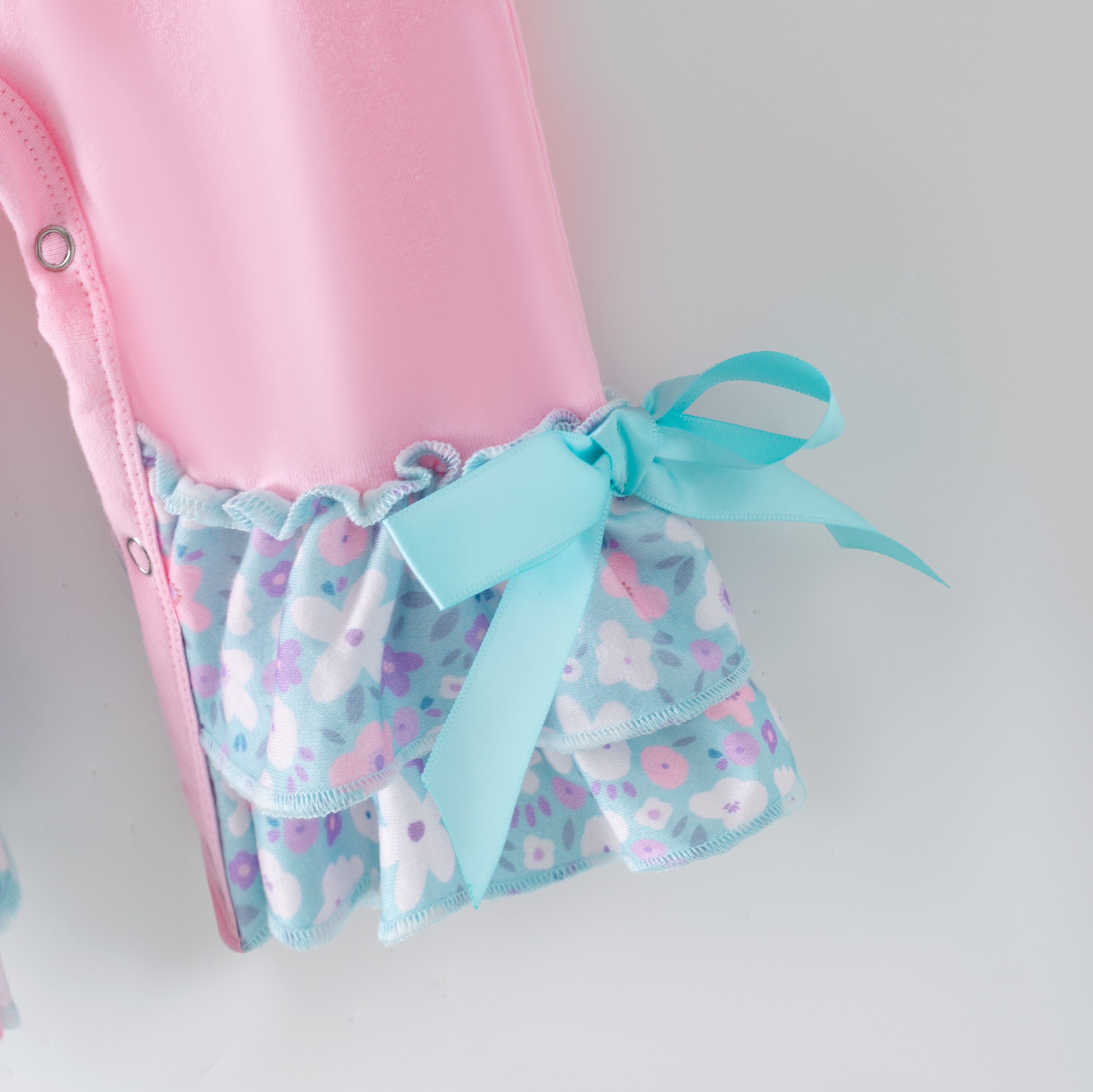 （In Stock）Girls Spring&Summer GOD is good Applique Ruffle Set&Romper