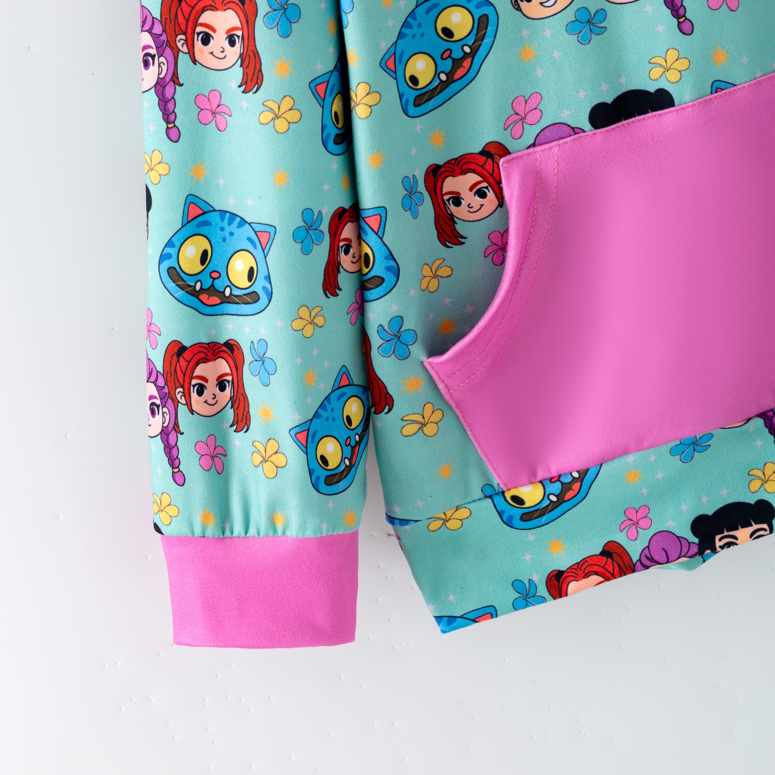 （Pre Order,Prepack Zone）Girls Movie Character Print Hoodie（Mix Size）