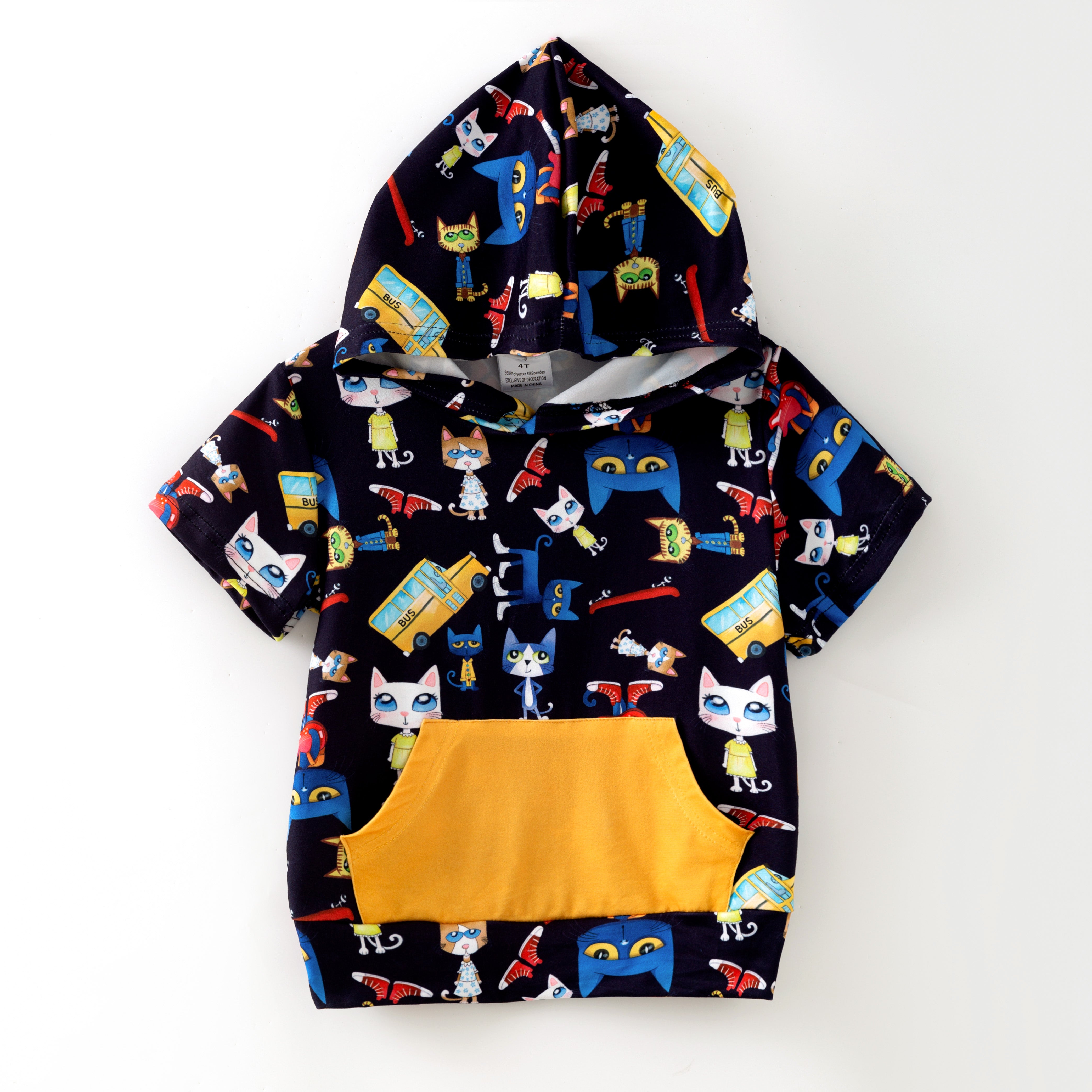 （Pre Order）Boys Fall Cartoon Print Hoddie