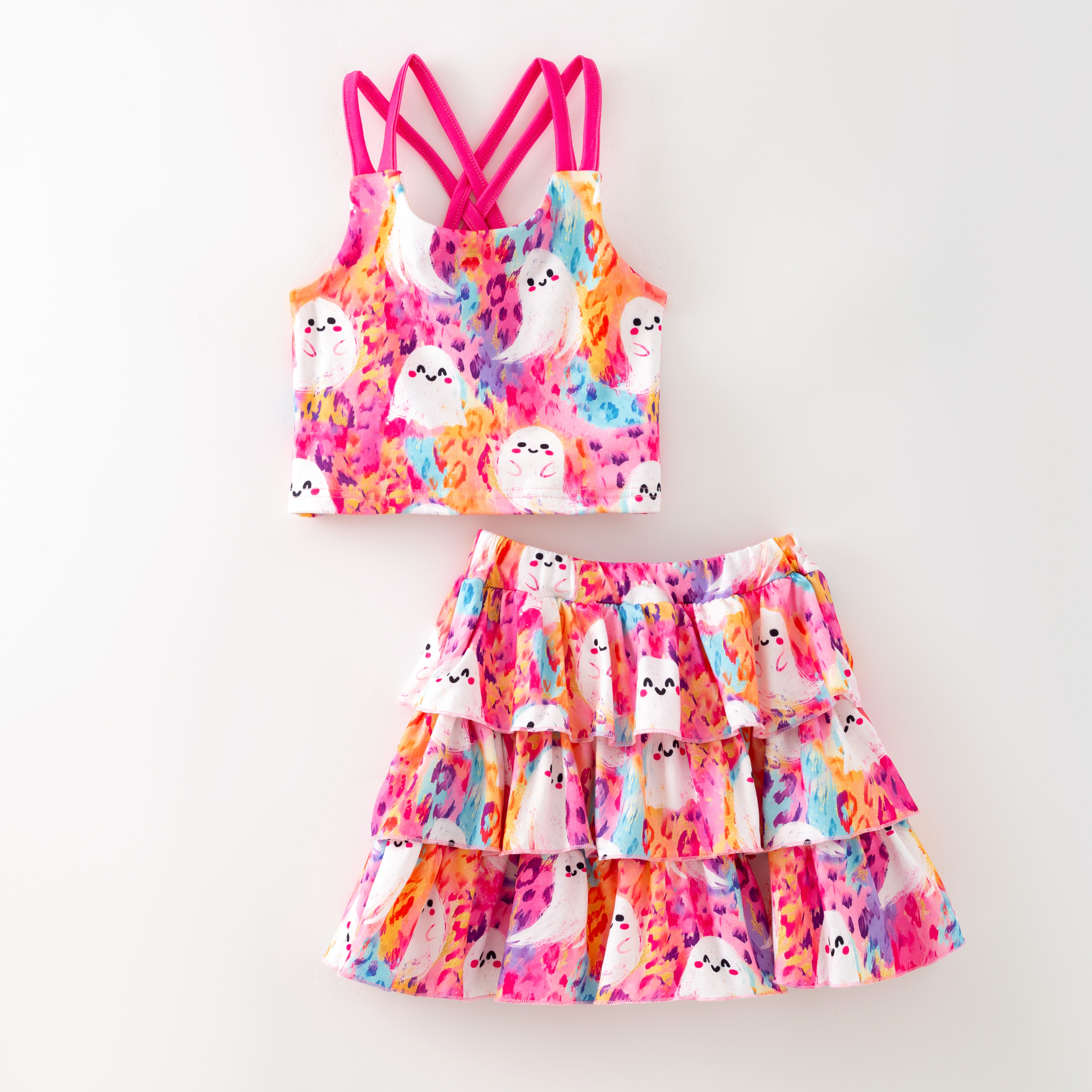 （Pre Order）Girls Halloween Ghost＆Princess Print Set