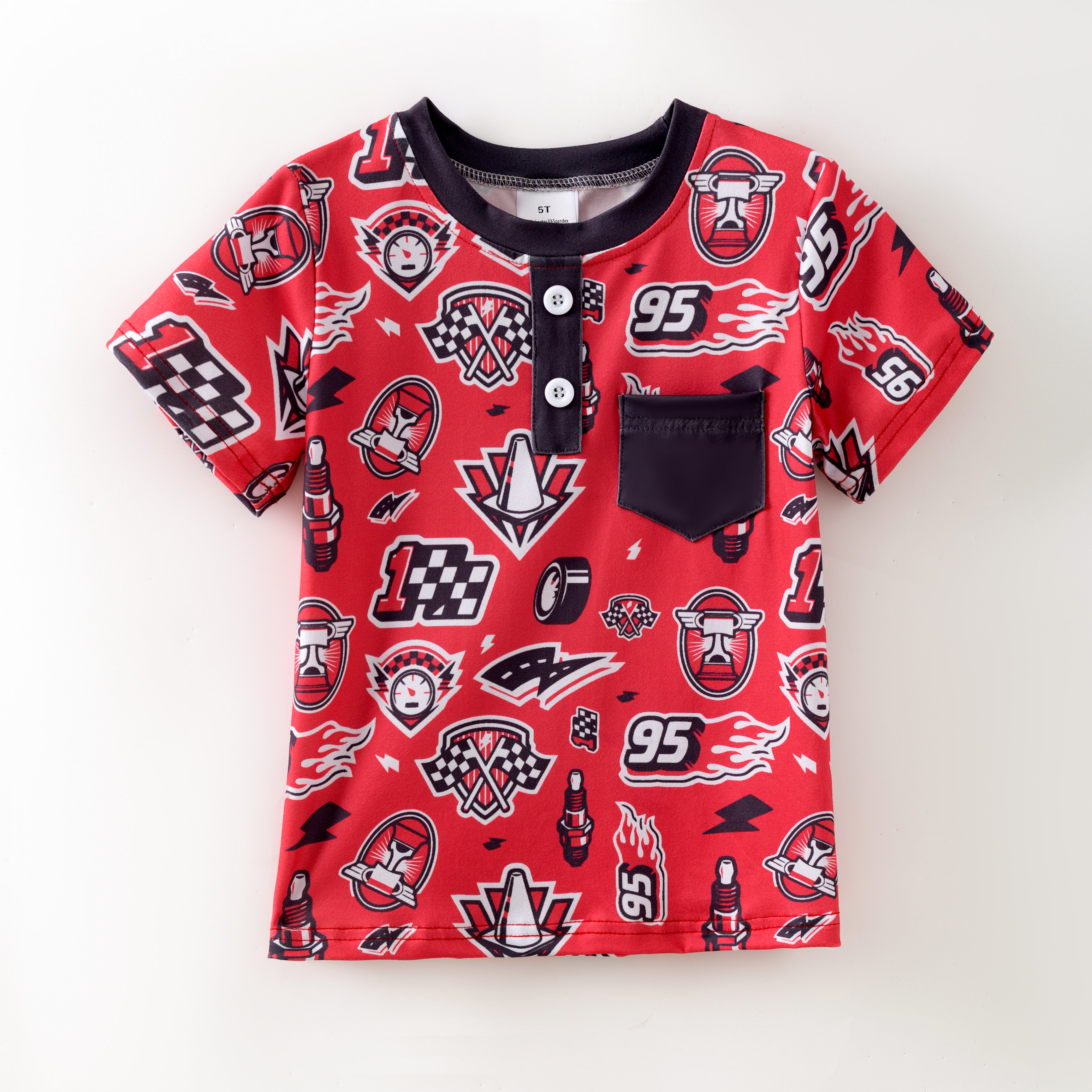 （Pre Order）Boys Spring and Summer Cartoon Print Top