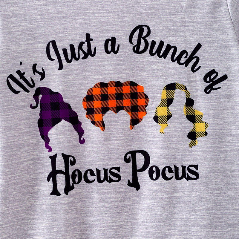 （In Stock）Girls Halloween Print Outfit Set