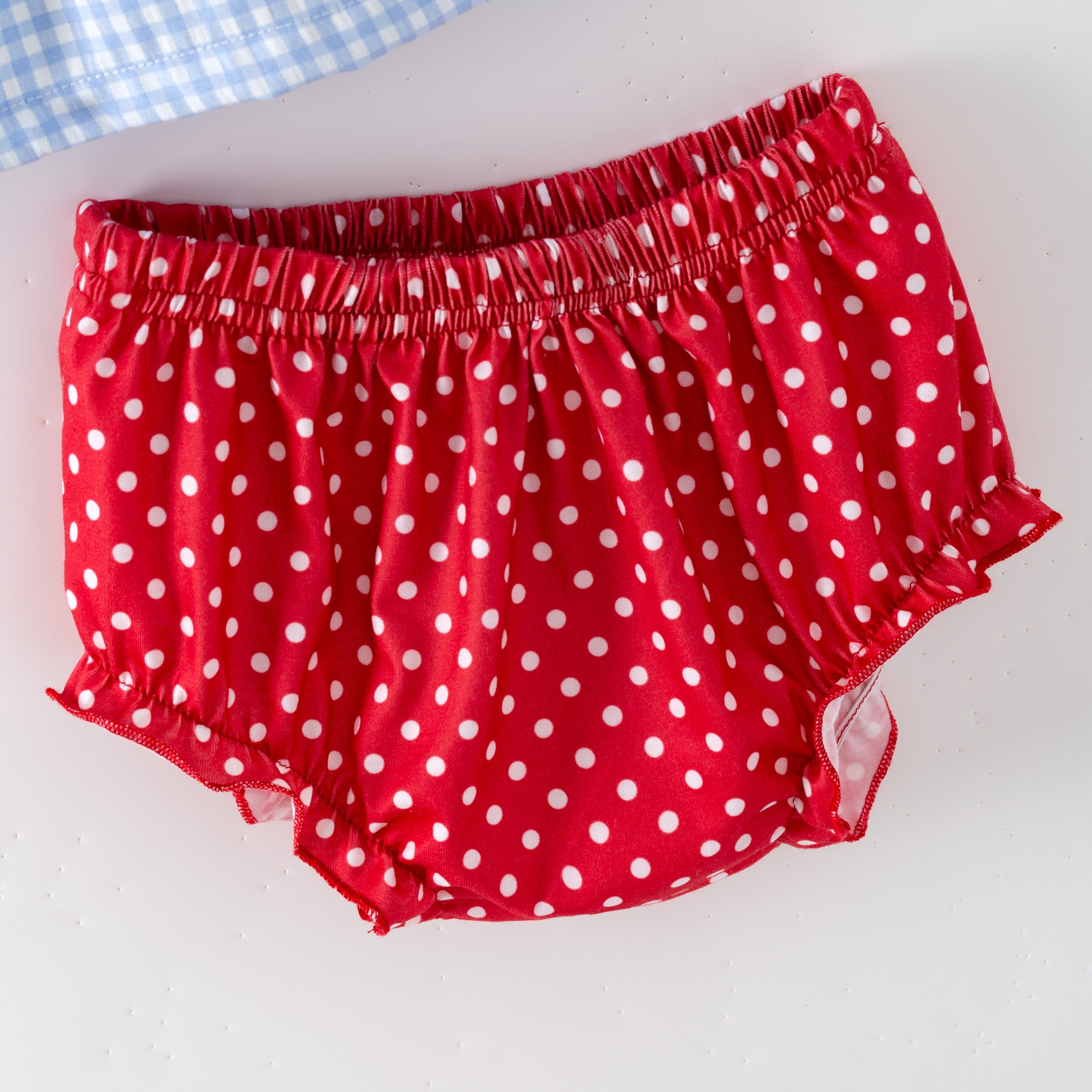 （In Stock）Girls Spring&Summer Strawberry Embroidery Doll Collar Dress&Bloomer Set