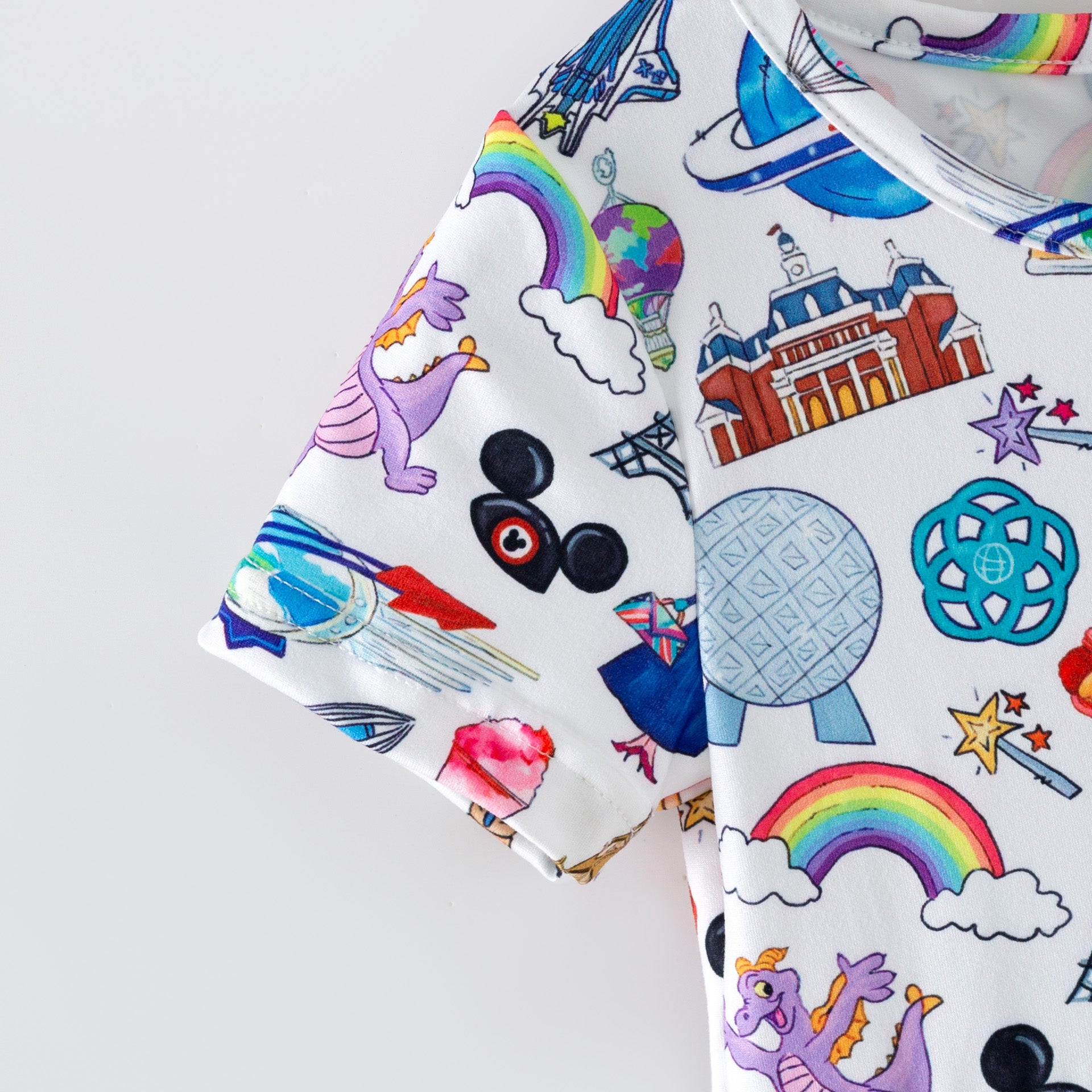 （Pre Order,Prepack Zone）Girls Spring&Summer Cartoon Print Dress（Mix Size）